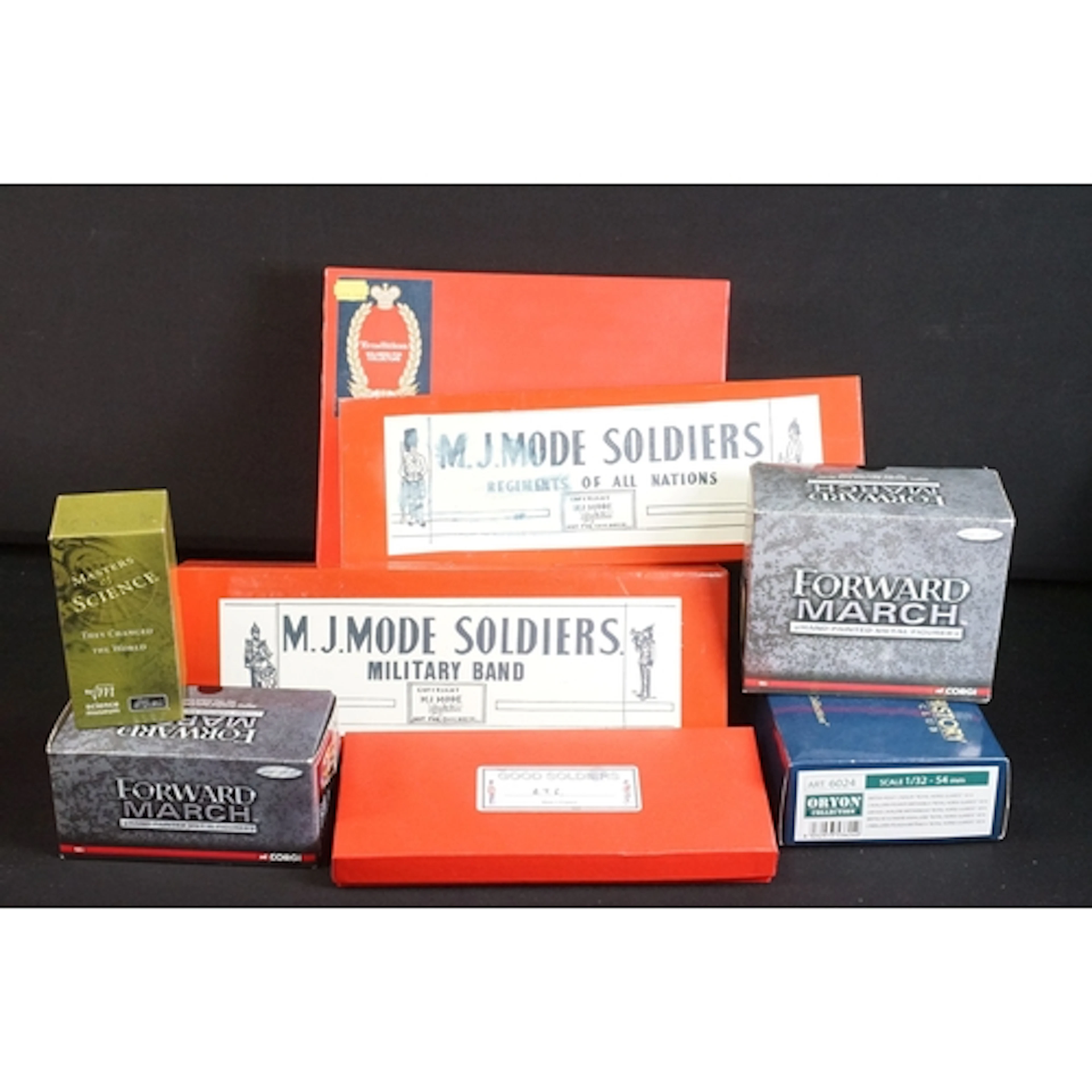 11 Boxed metal figures and sets to include Tradition Set no ...