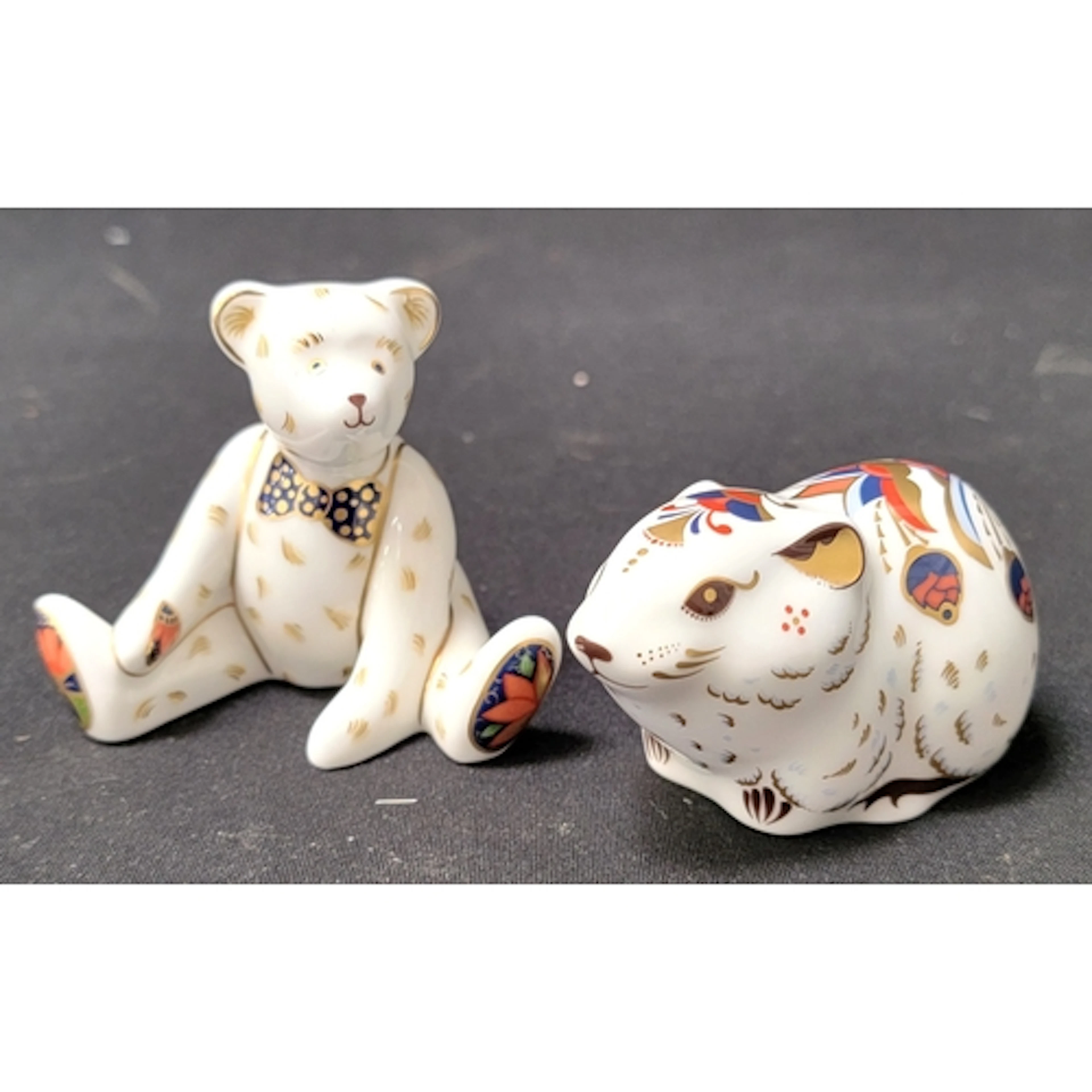 TWO ROYAL CROWN DERBY PAPERWEIGHTS comprising an Exclusive f...