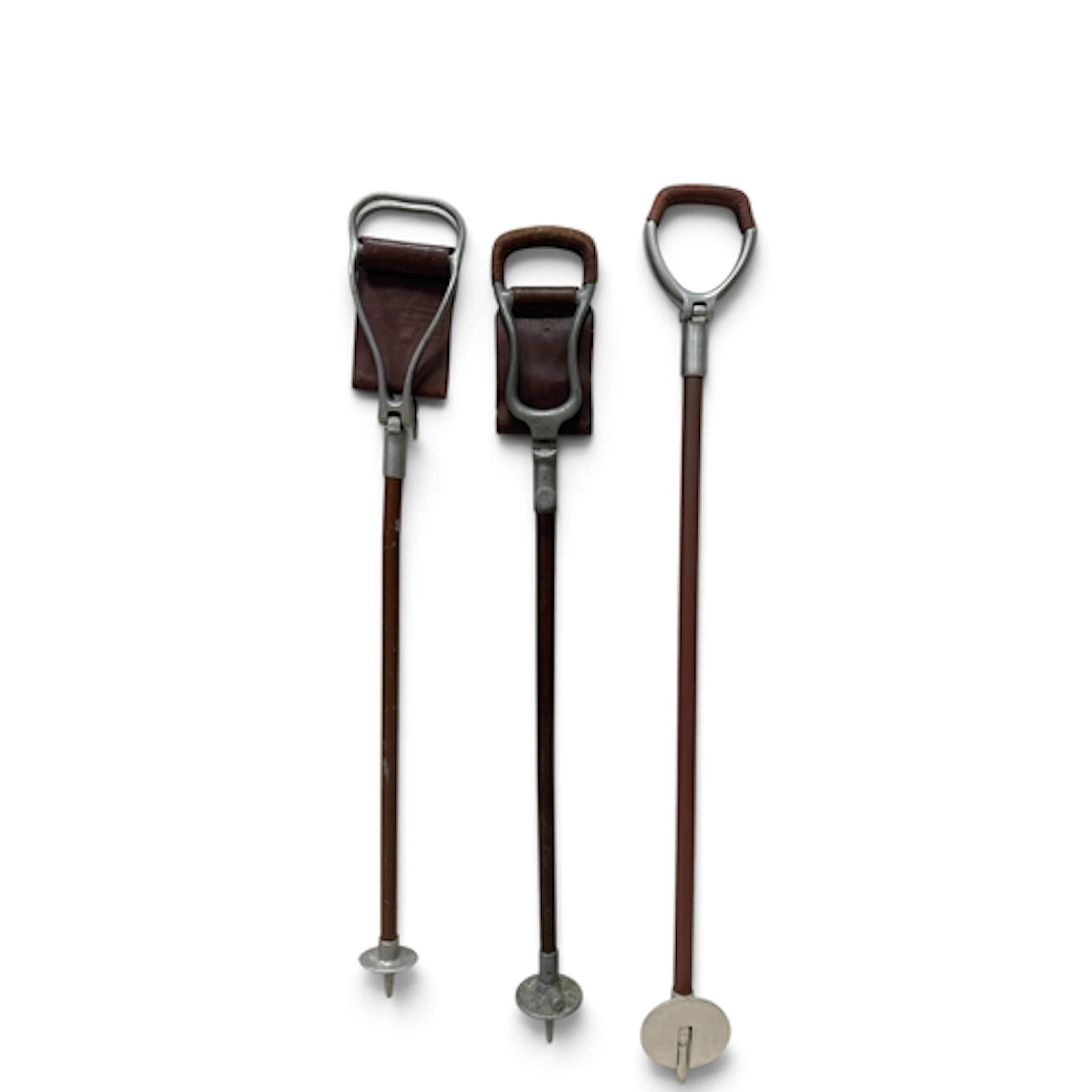 THREE VINTAGE GUN STICKS Largest 91 cm L