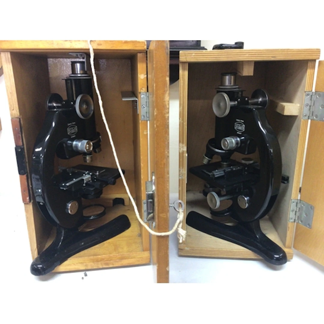 Two Microscopes Beck of London serial numbers 22923 an...