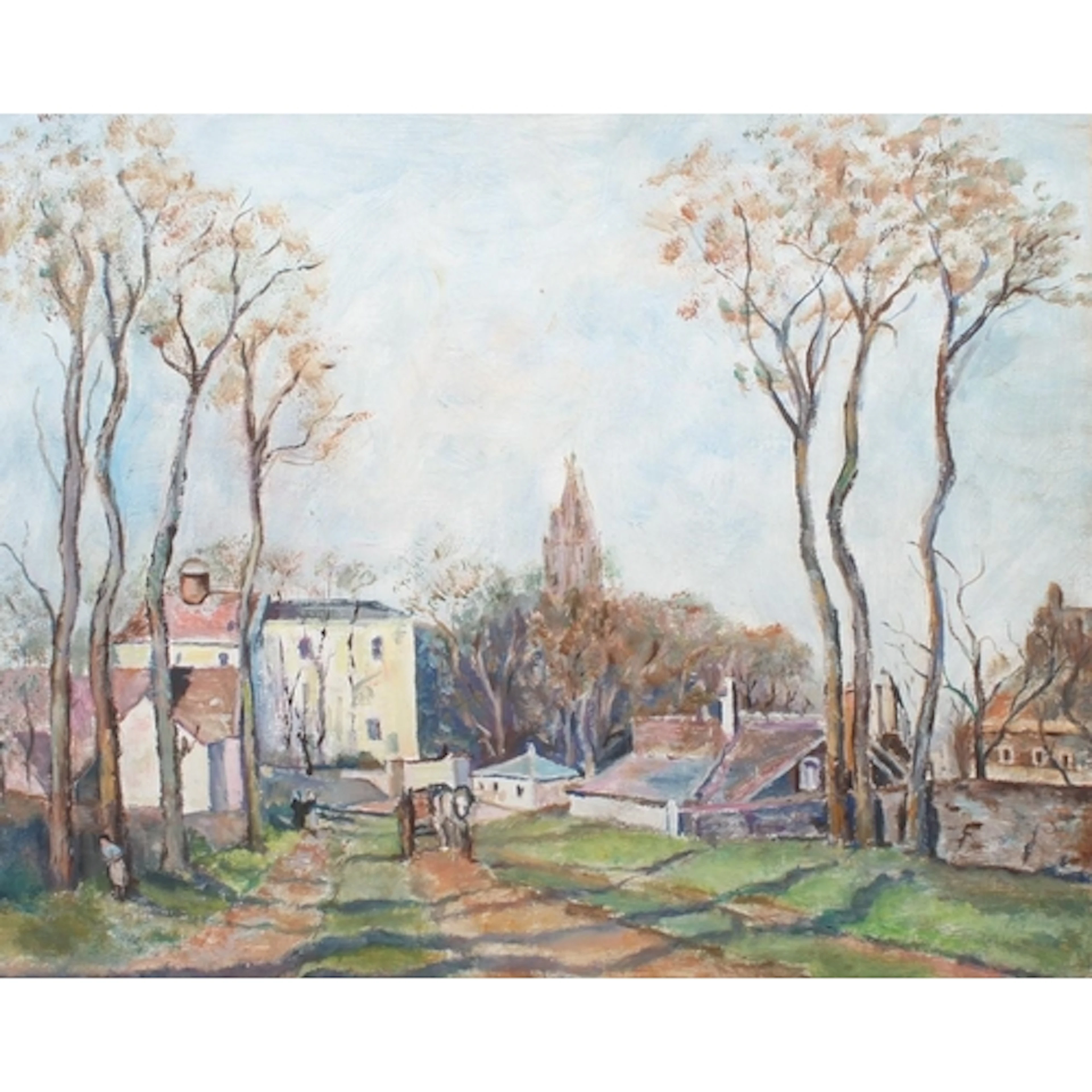 20TH CENTURY SCHOOL after CAMILLE PISSARRO (1830-1903) Entr...