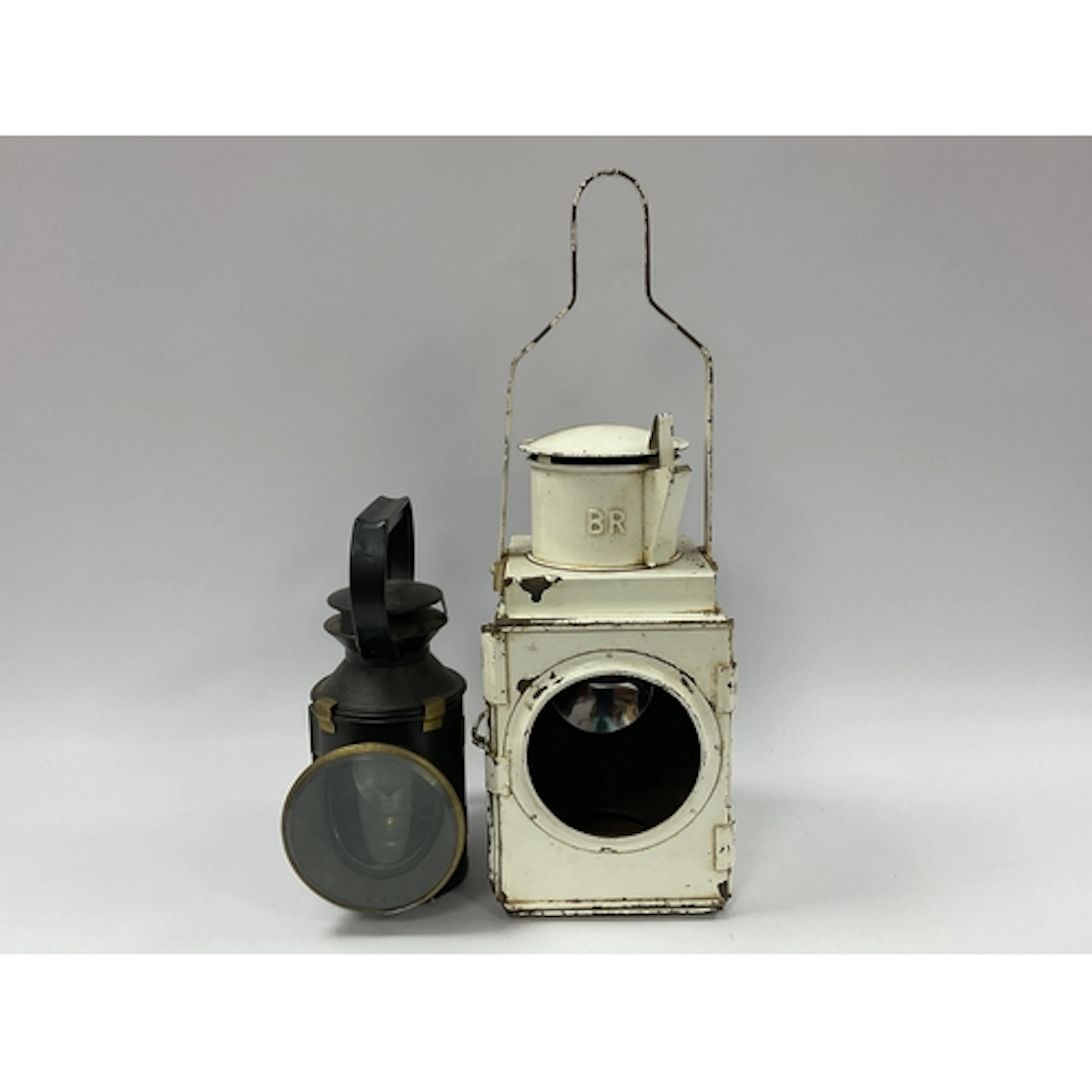 Railwayana - Two British Rail Lamps, including Tail / Signal...