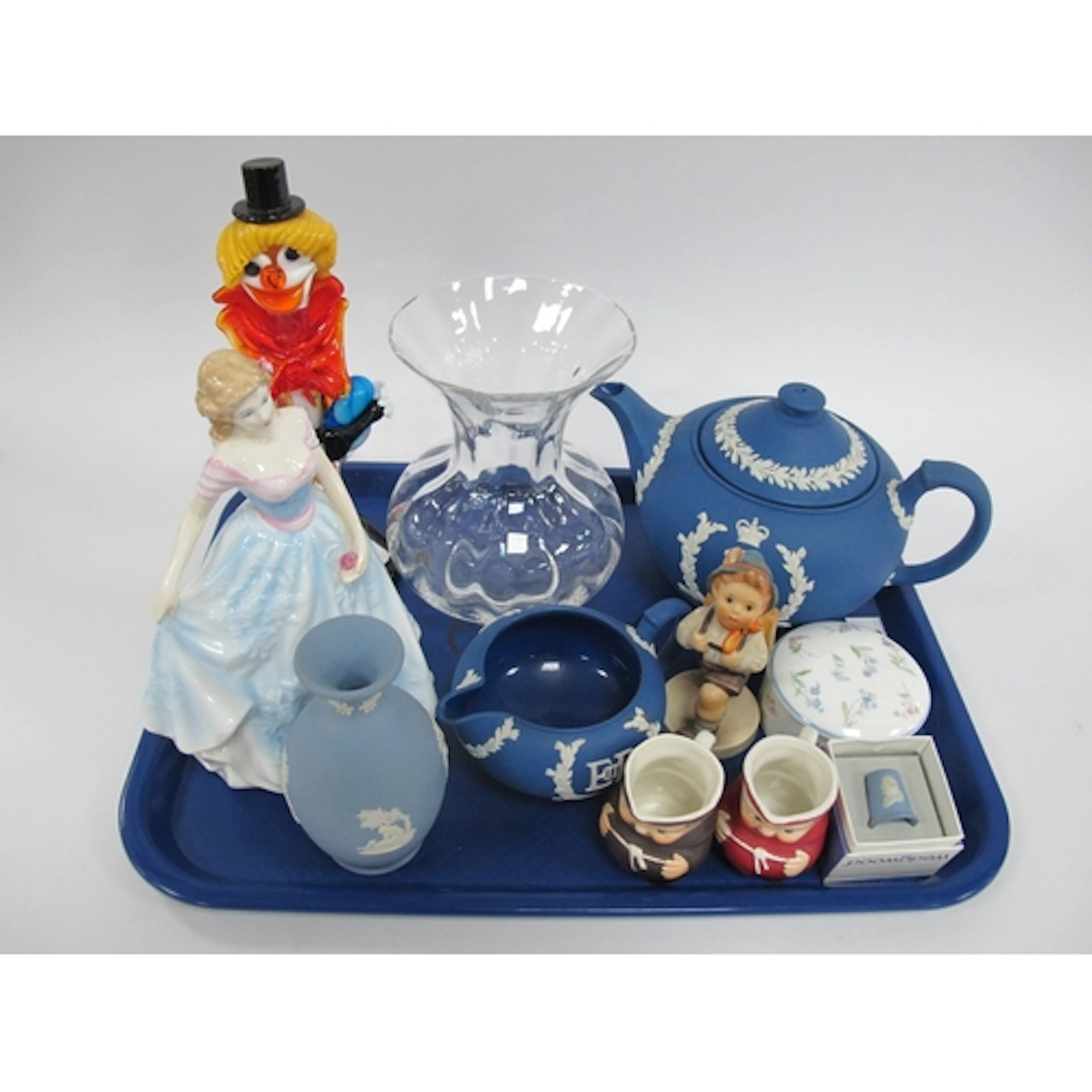 Collectables, including Wedgwood blue jasper ware 1953 Coron...
