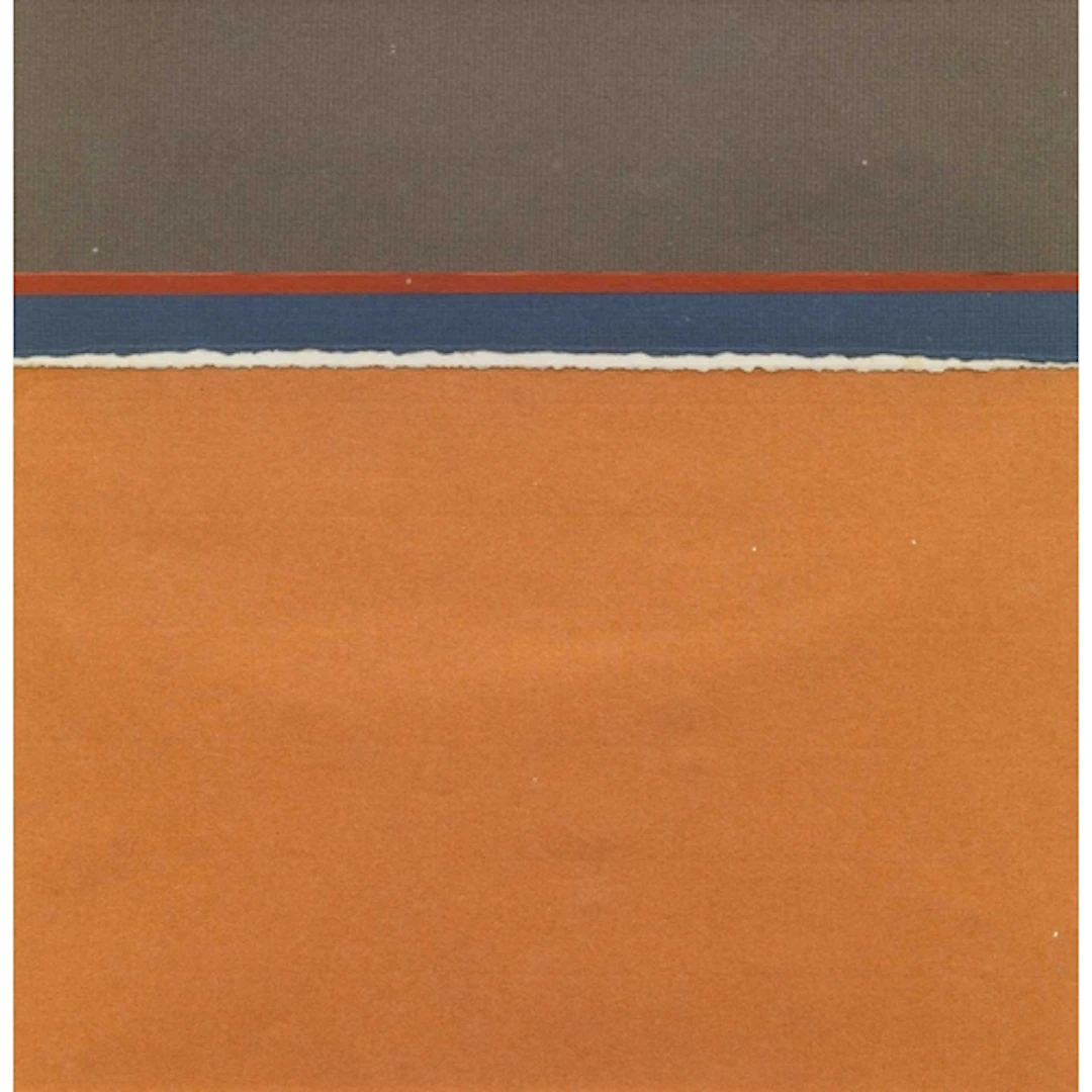 § John MILLER (1931-2002) Beach Horizon Gouache/collage, st...