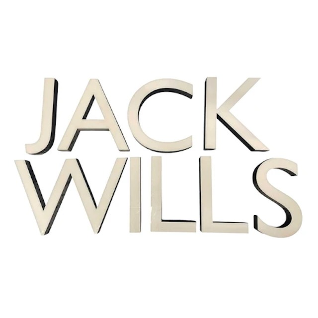Jack Wills - a modern point of sale shop front advertising s...