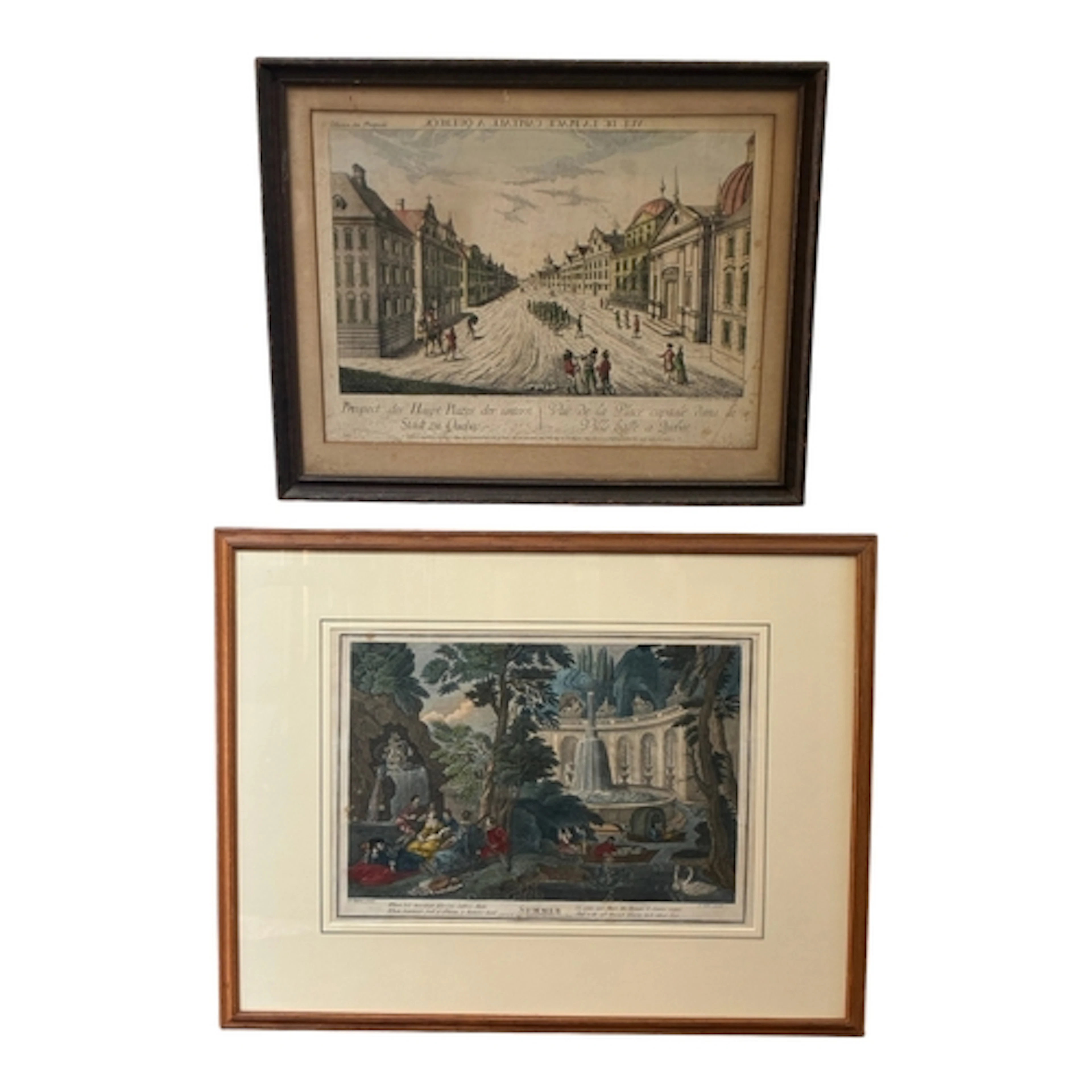 Two engravings: Foster after Watteau - Summer, published by ...