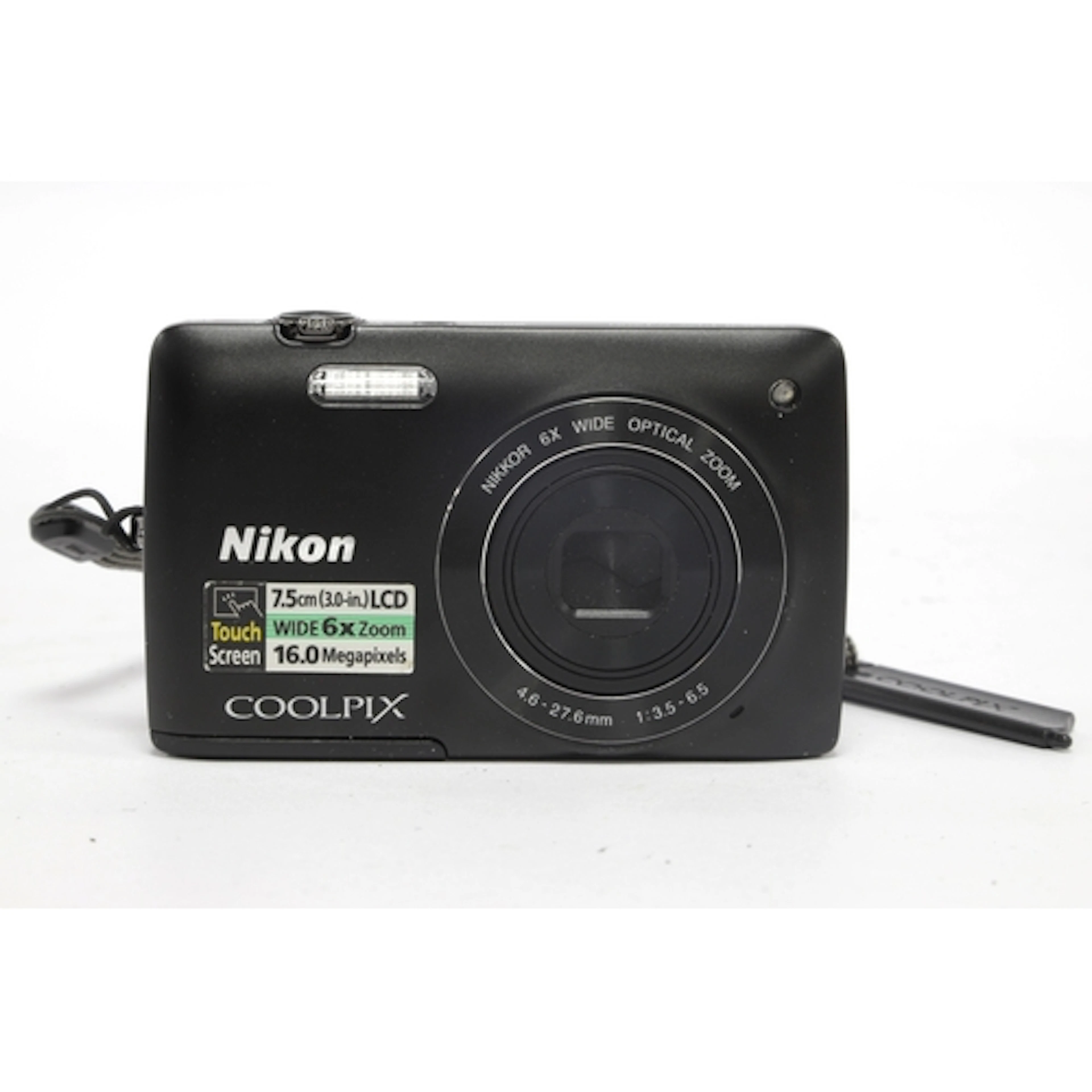 Nikon Coolpix S4200 Digital Compact Camera, black, Untested.
