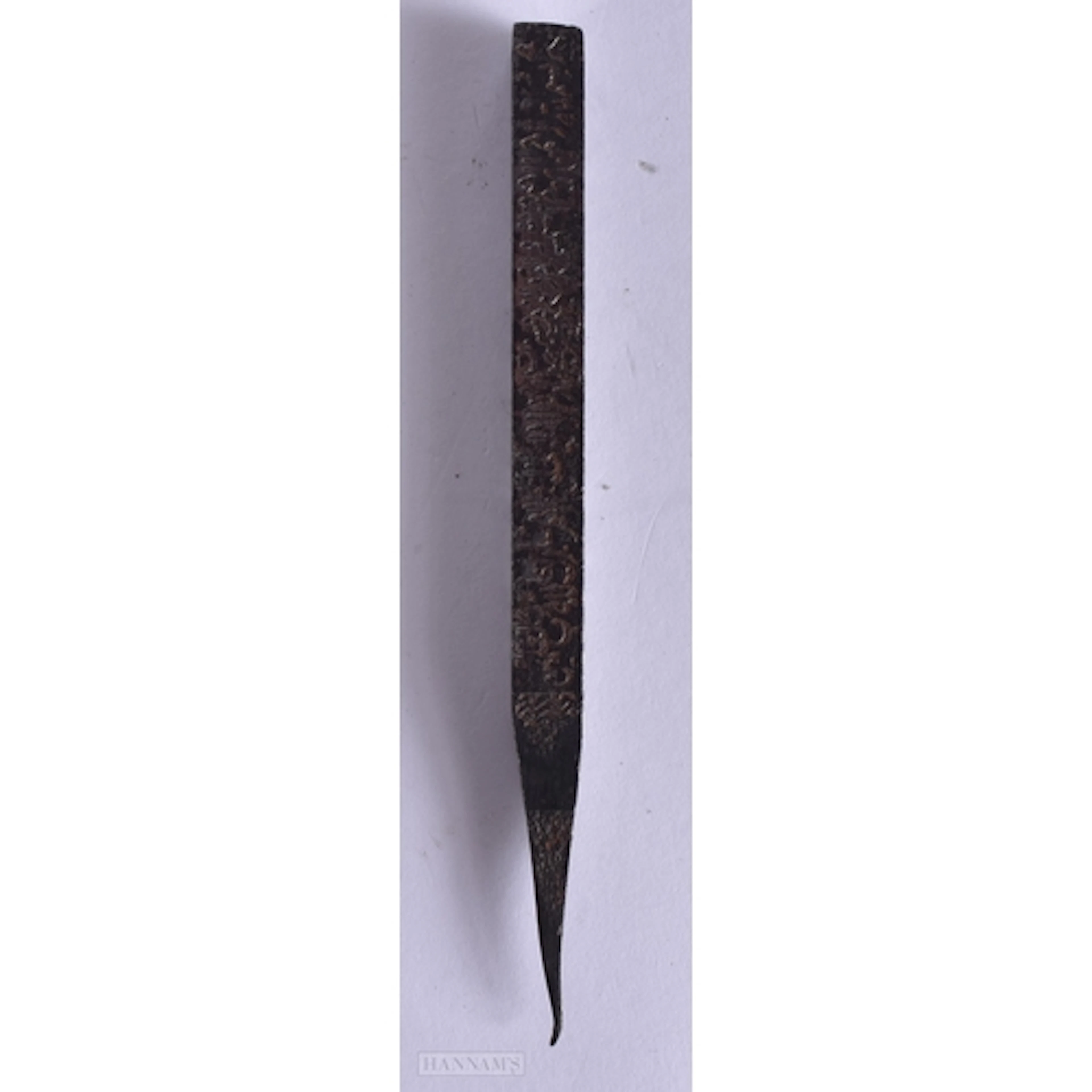 AN UNUSUAL 18TH CENTURY ISLAMIC OMAN TALISMANIC NAIL engrave...