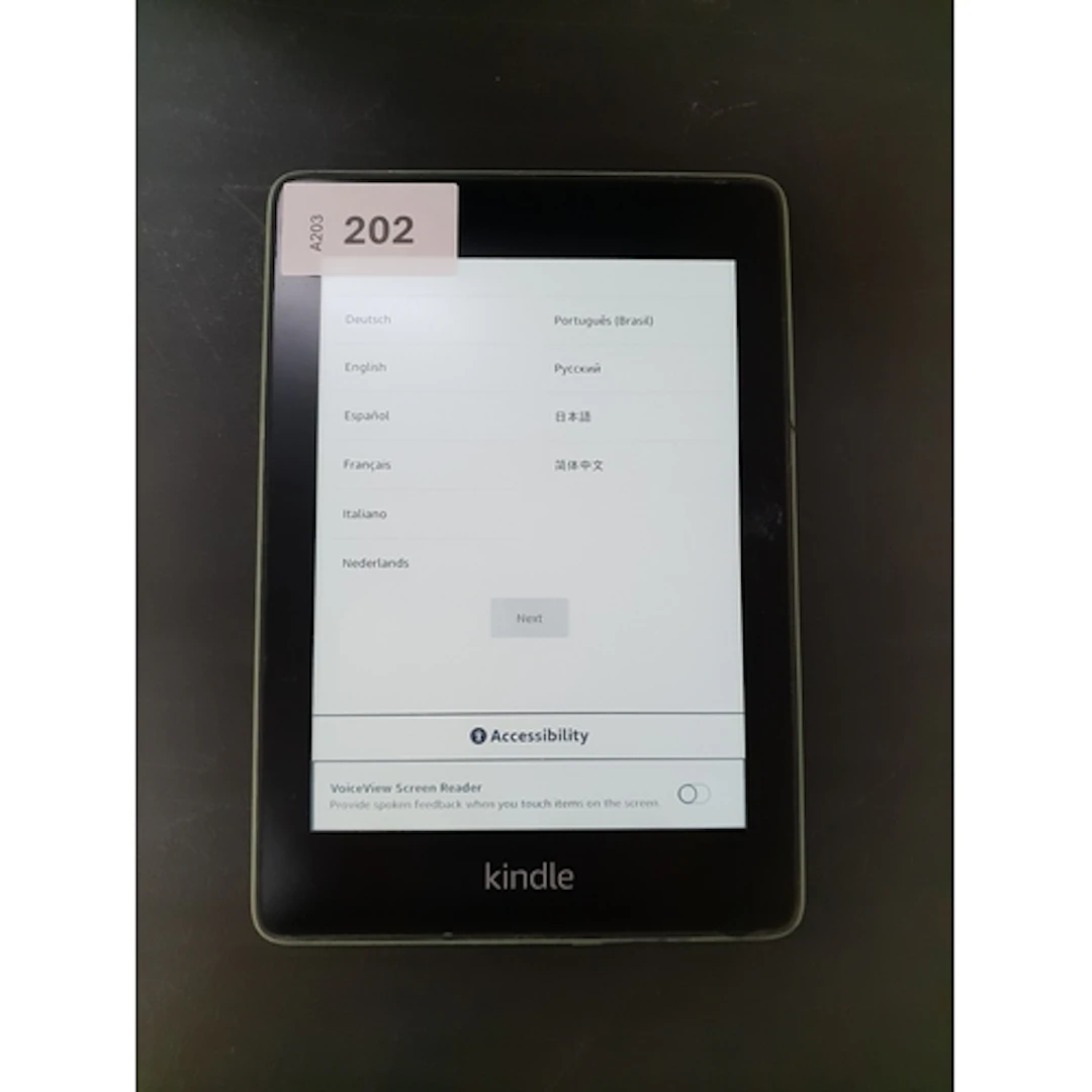 AMAZON KINDLE PAPERWHITE model PQ94WIF, screen scratched No...