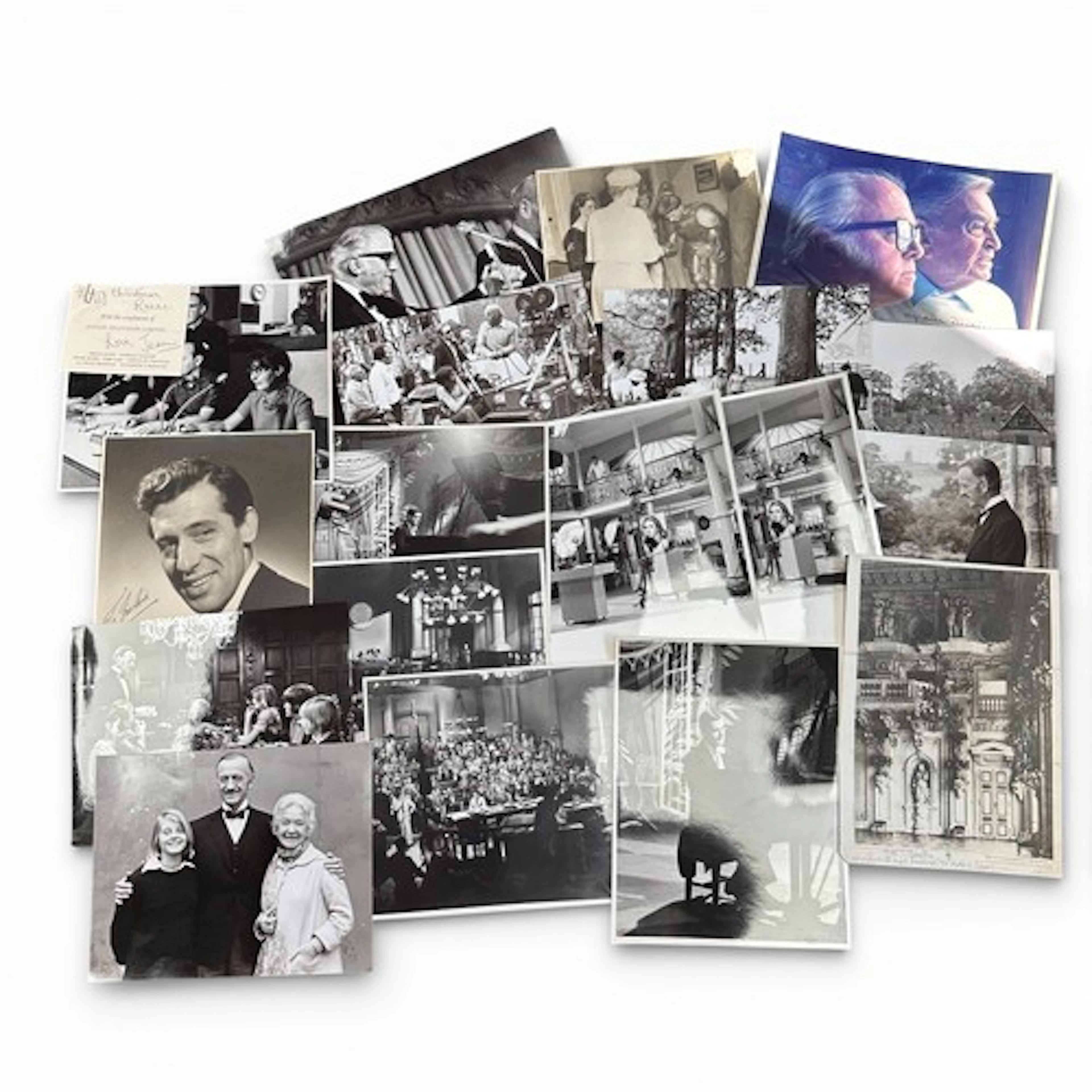 A quantity of Black and White film related "Behind the scene...