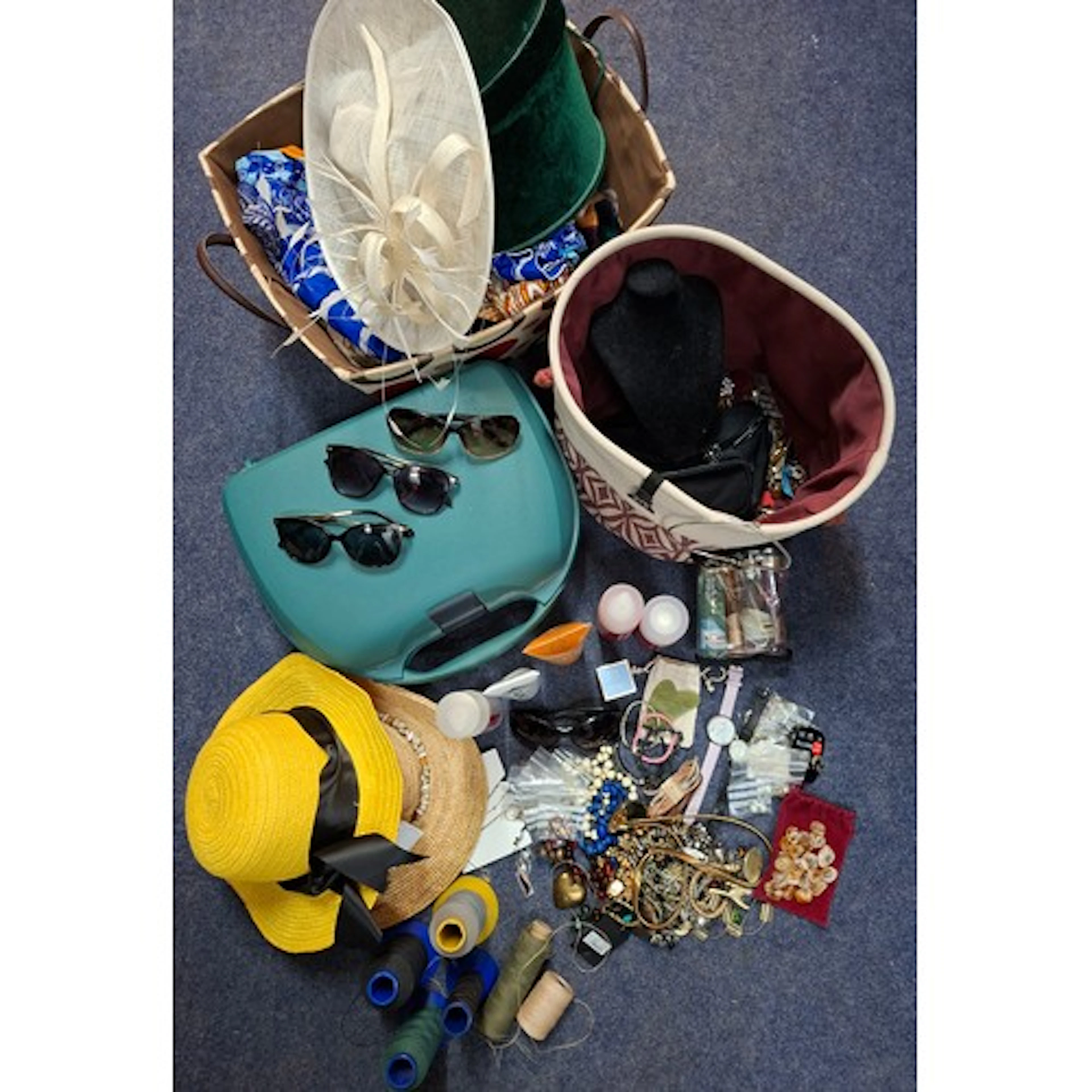 Mixed fashion accessories to include ladies hats, beauty pro...