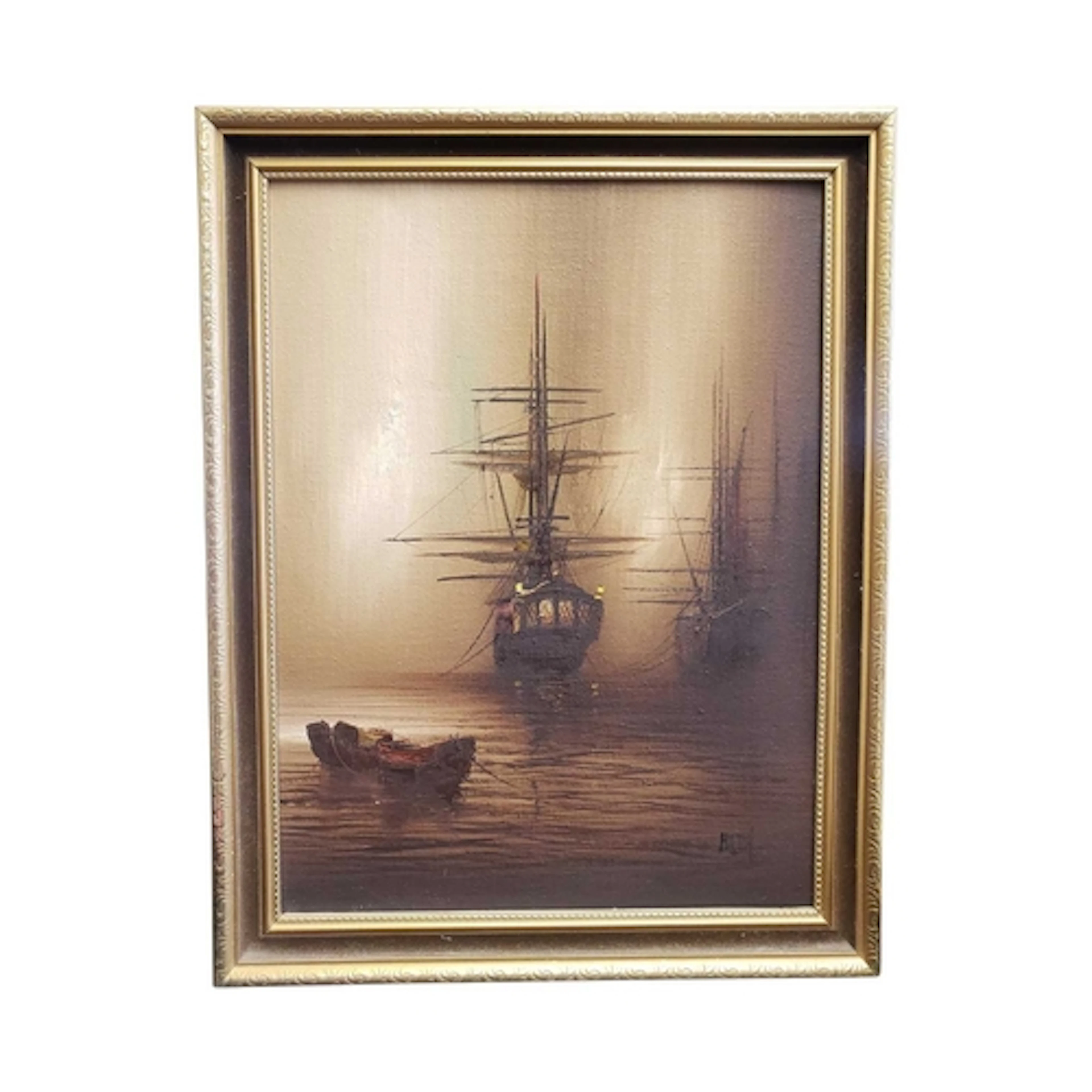 Barry Hilton (B. 1941) - 20th century maritime oil on canvas...