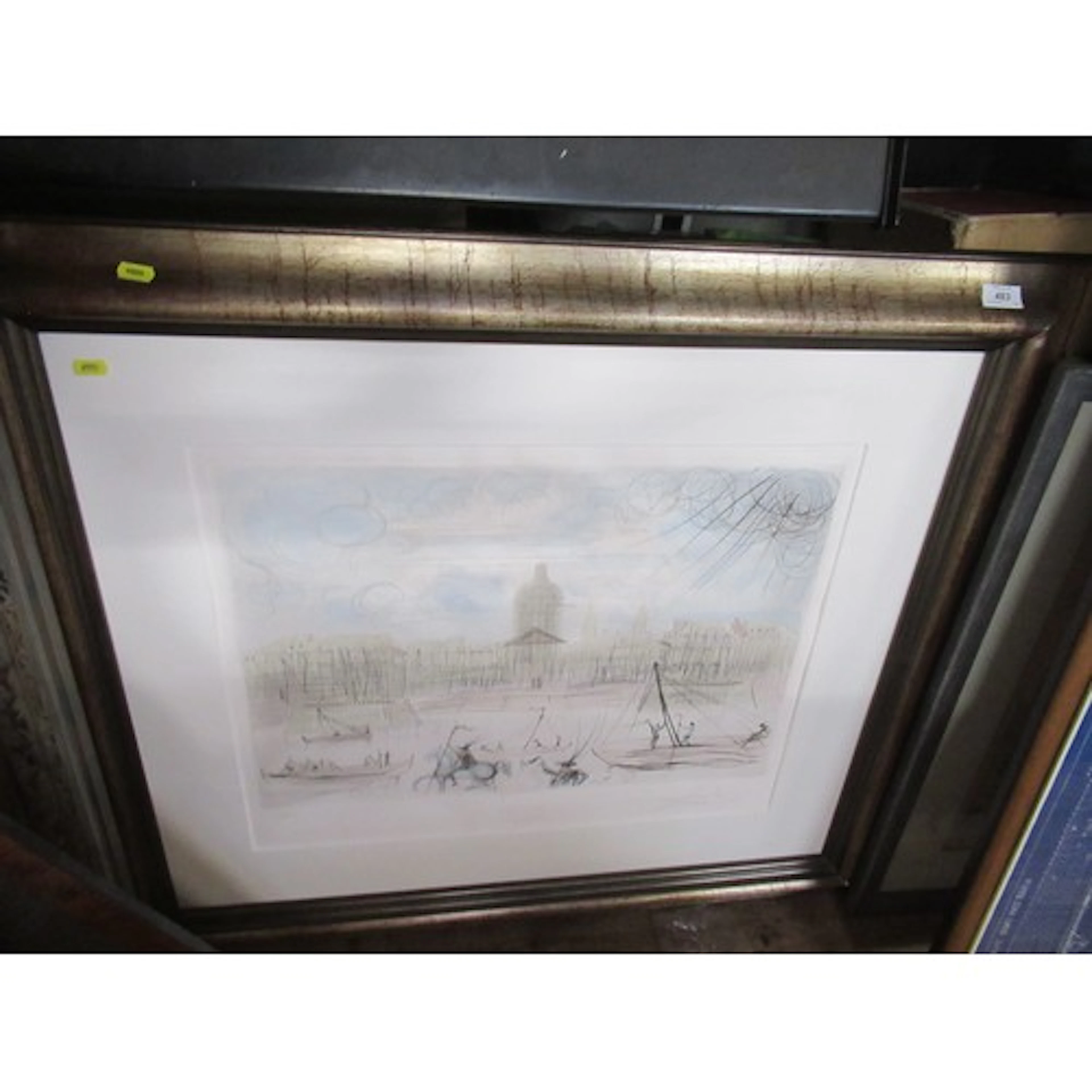 A limited edition Salvador Dali print "L'Academie de Paris" ...