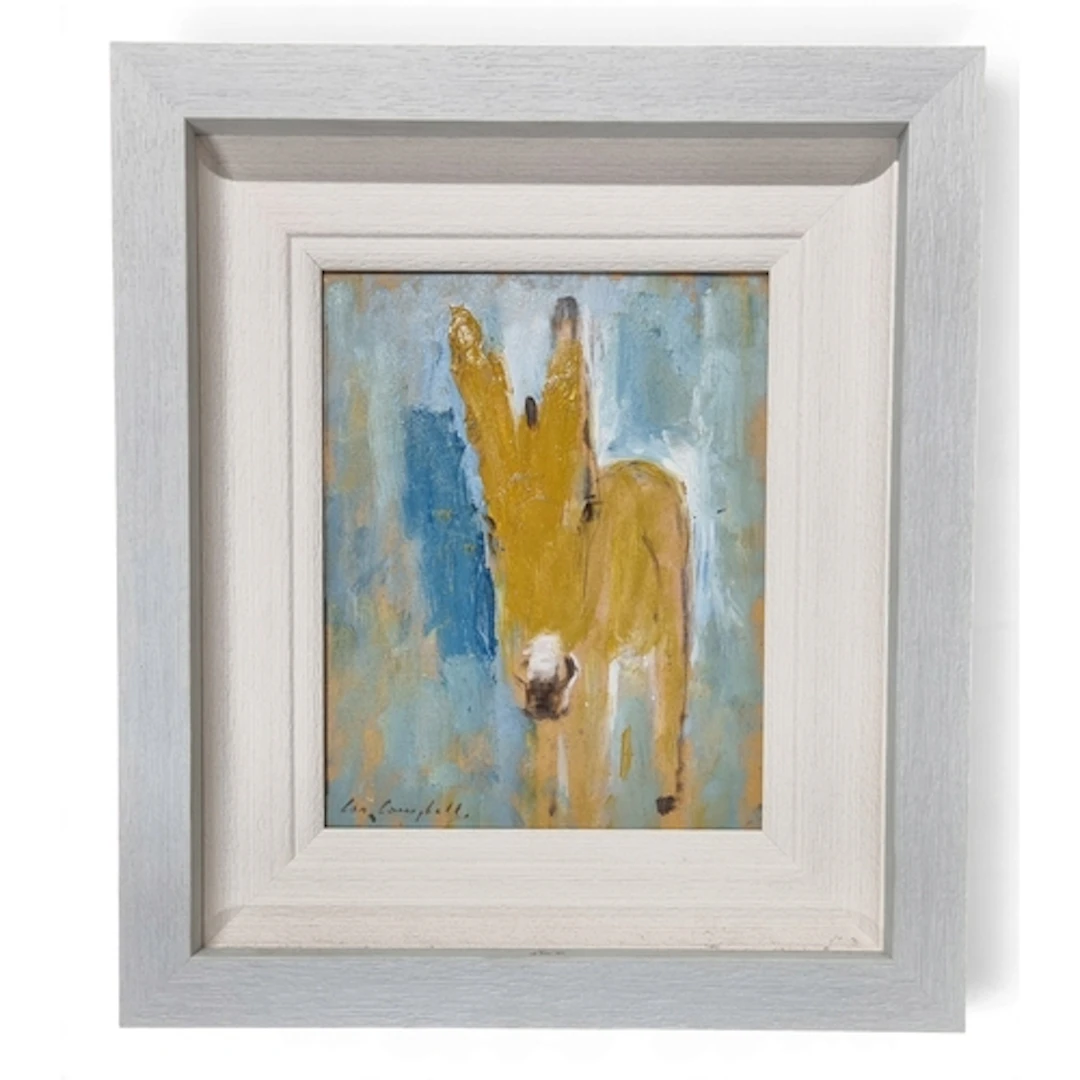 Con Campbell (Irish) 'Little Donkey' Oil on Board impression...