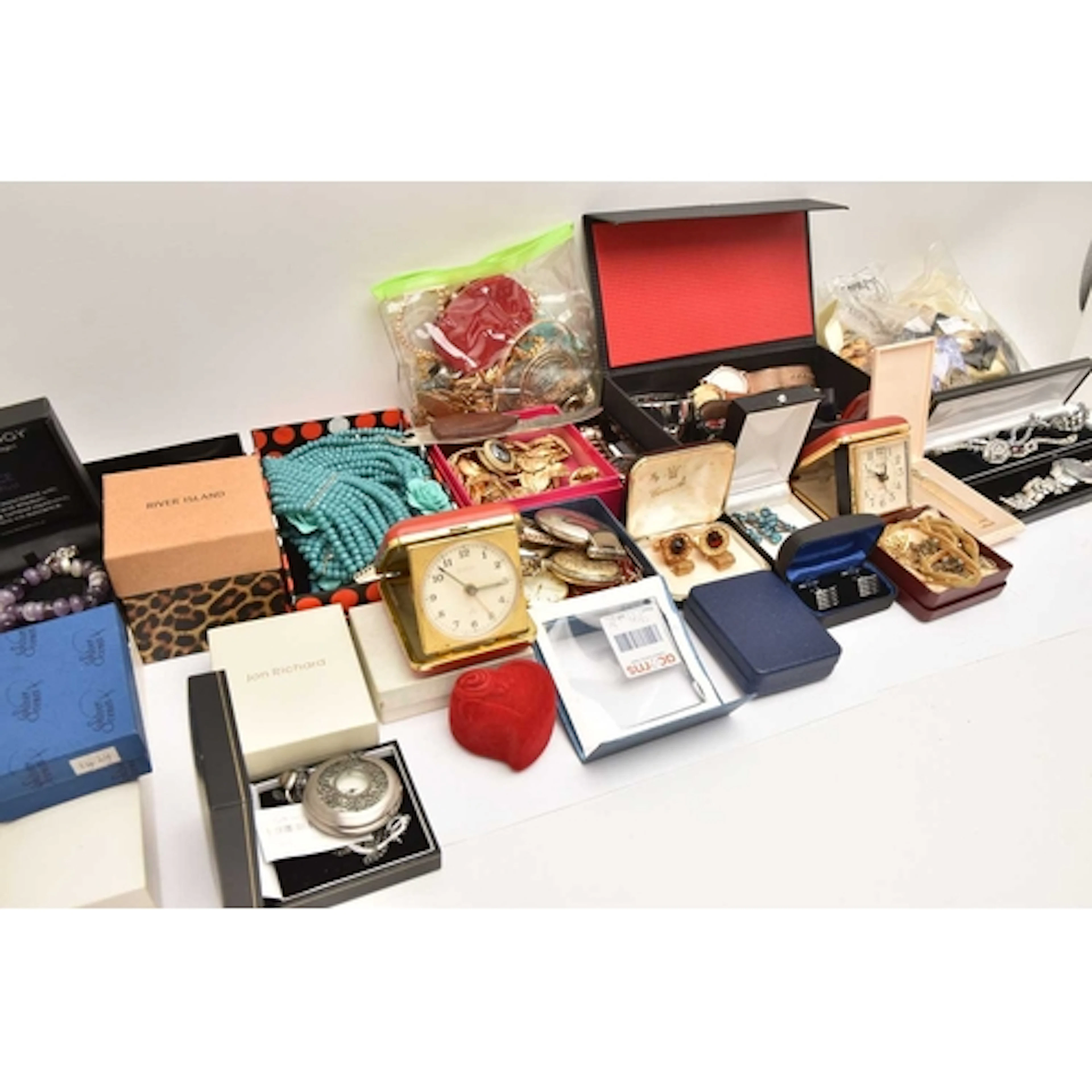 A LARGE ASSORTMENT OF COSTUME JEWELLERY, to include a select...