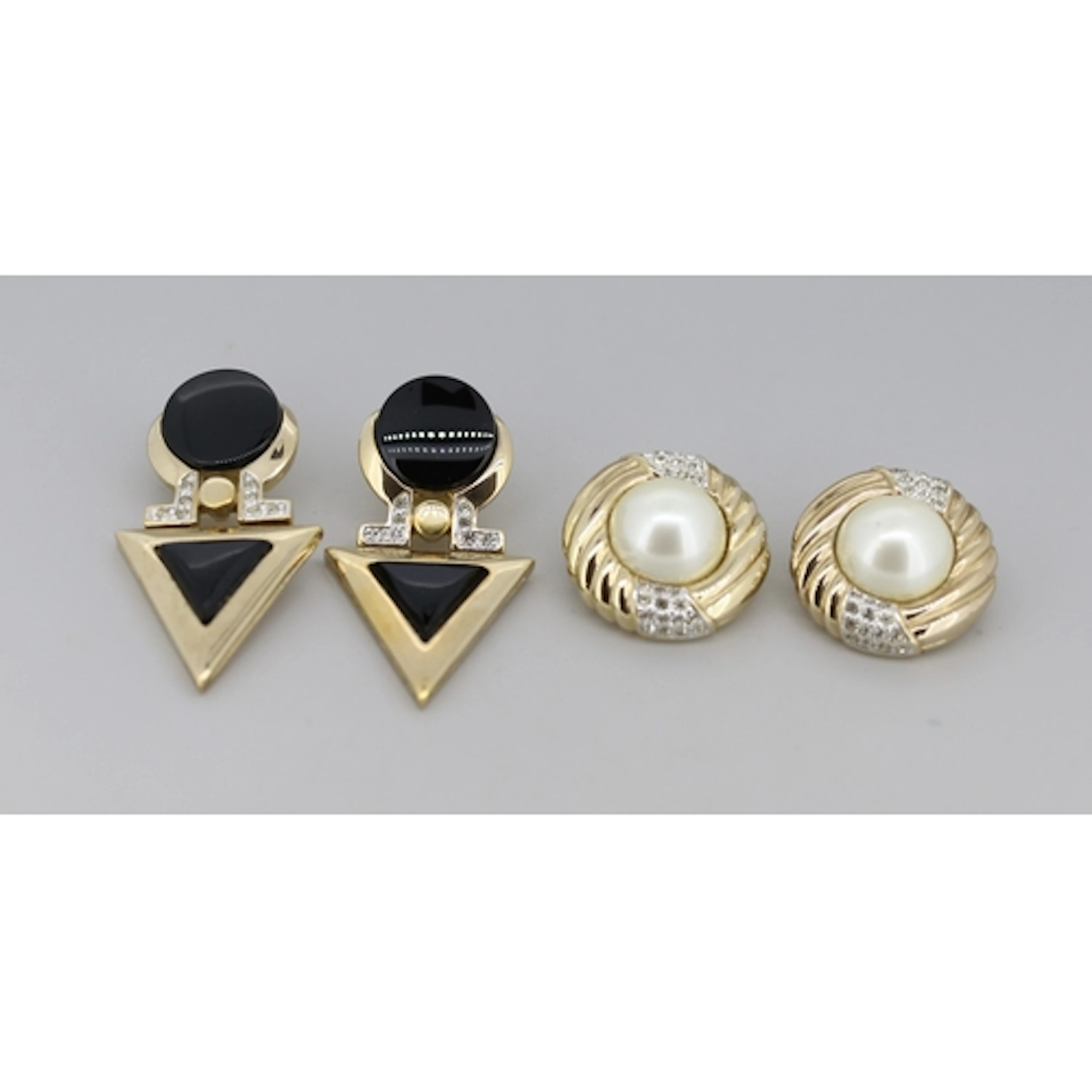 Two Pairs of 1980's Panetta Hermes Design Vintage Statement ...