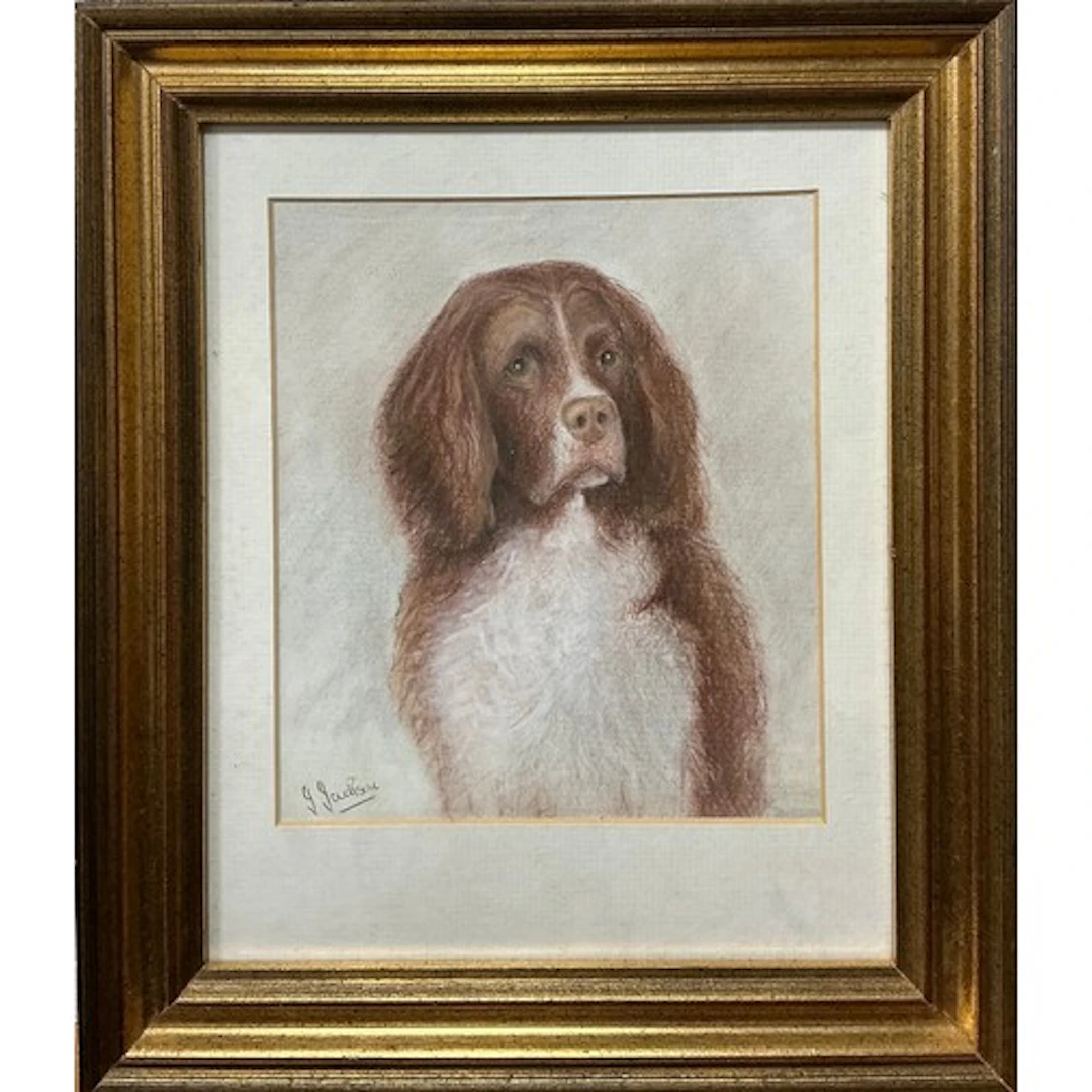 Joyce Jackson ‘Conker’ signed, pastel, 21.5cm x 19cm