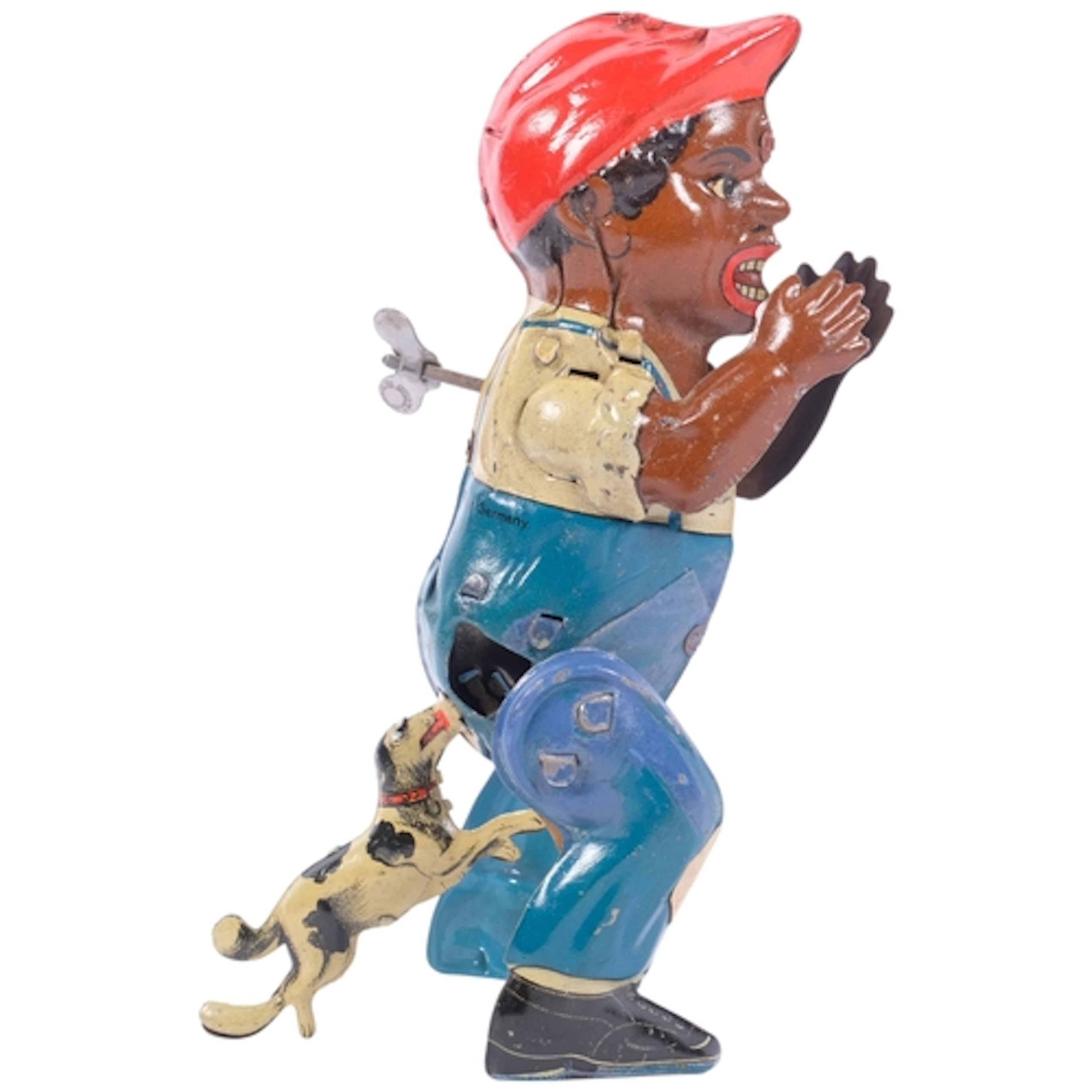 A Vintage Gunthermann Poor Pete tinplate wind-up and lithogr...