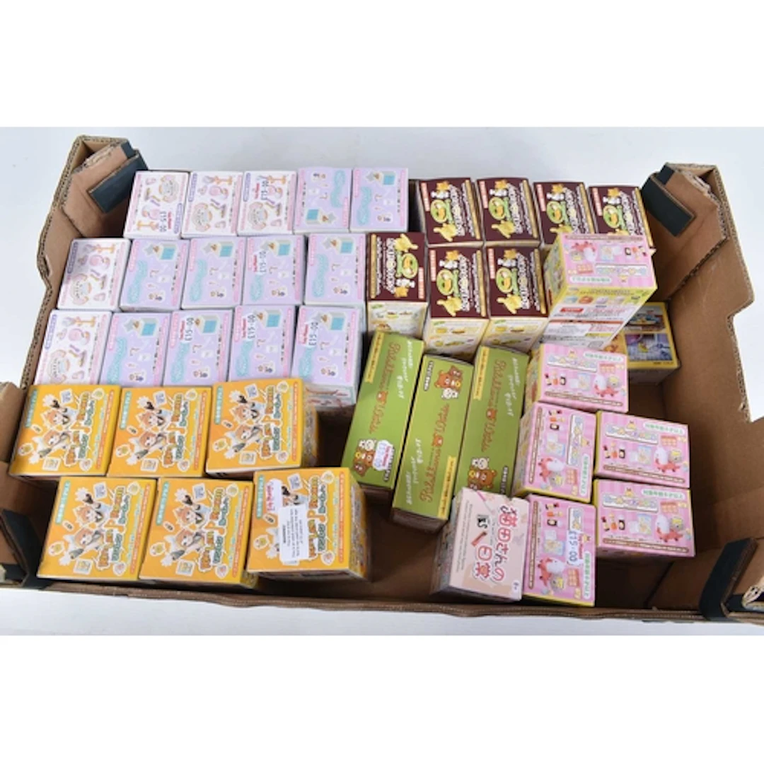 A SELECTION OF DISPLAY BOXES WITH BLIND BOX FIGURINES, to in...