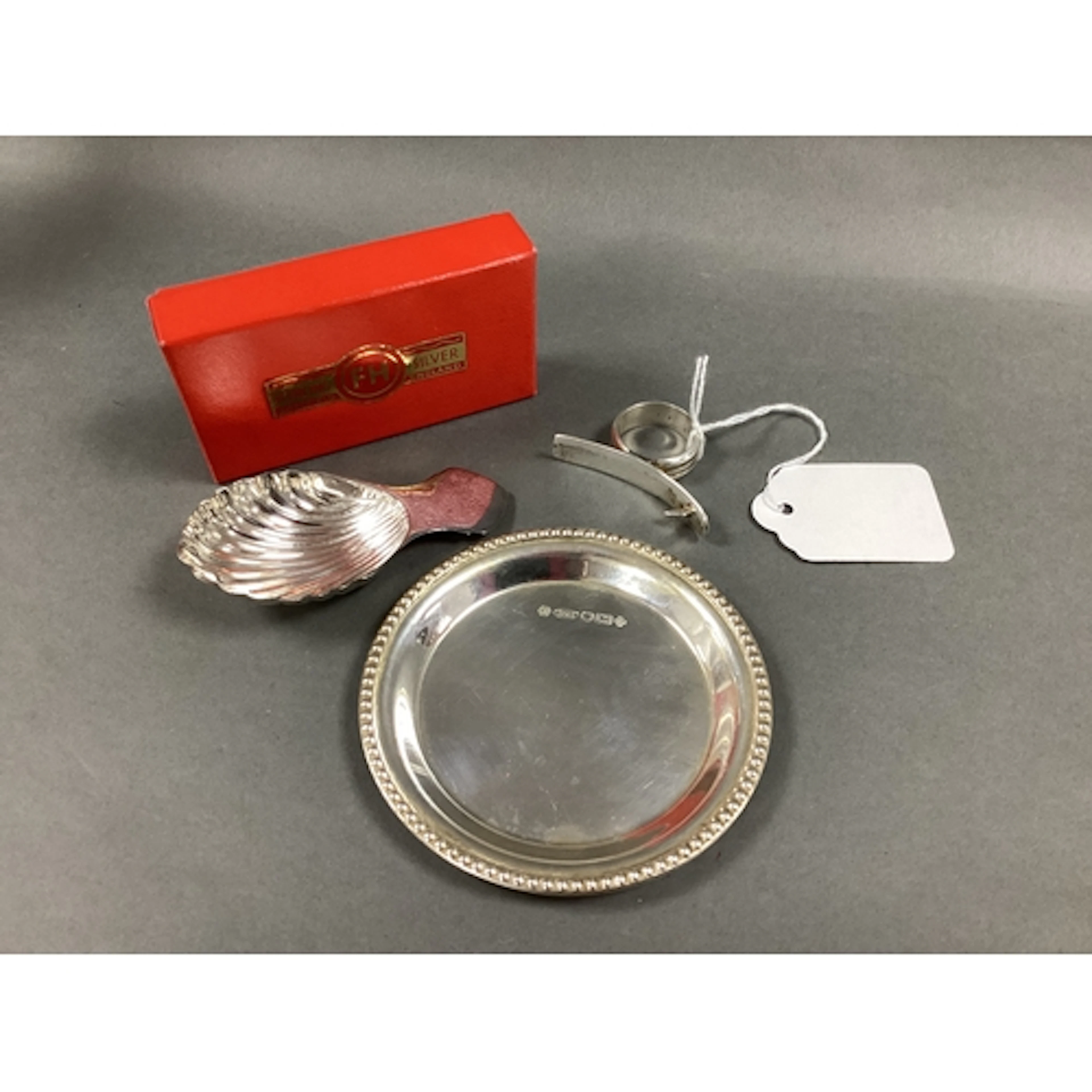 A Hallmarked Silver Trinket / Pin Dish, Carr's of Sheffield,...