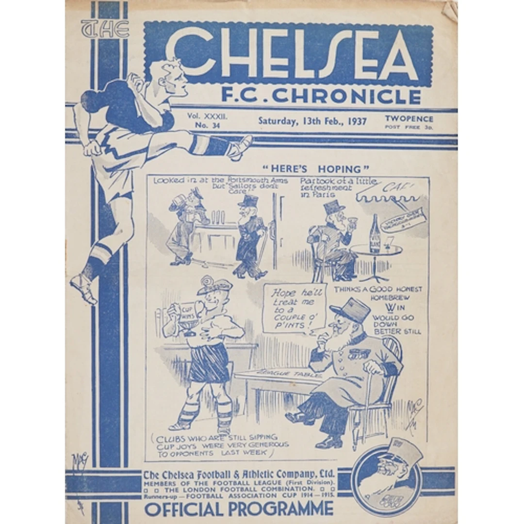 Chelsea F.C. Chronicle official football programme - Here's ...