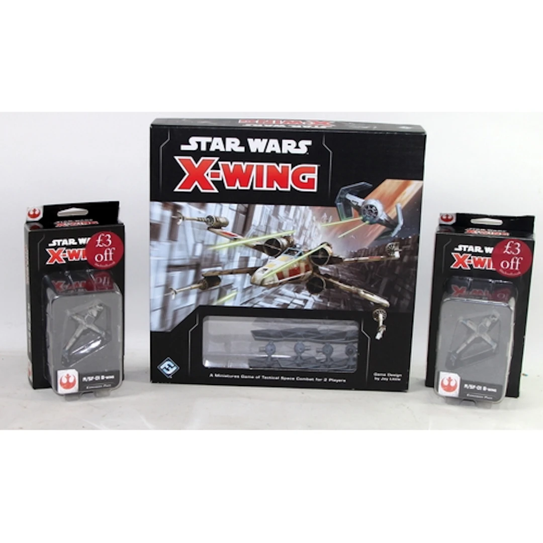 Star Wars X-Wing Miniature game, boxed (not checked for comp...