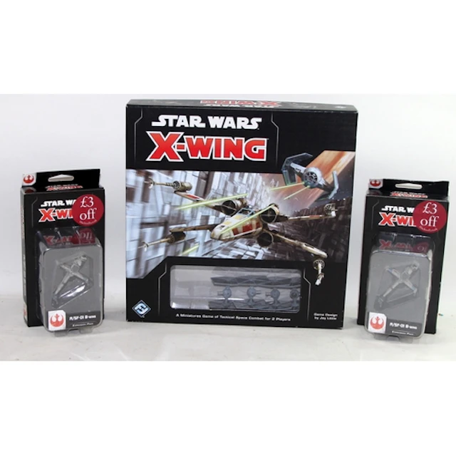 Star Wars X-Wing Miniature game, boxed (not checked for comp...