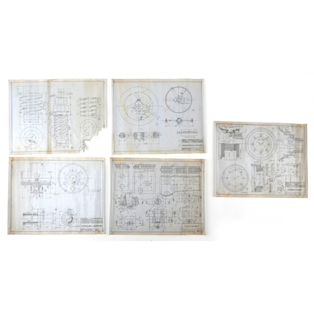 Collection of 1920s electrical diagrams.
