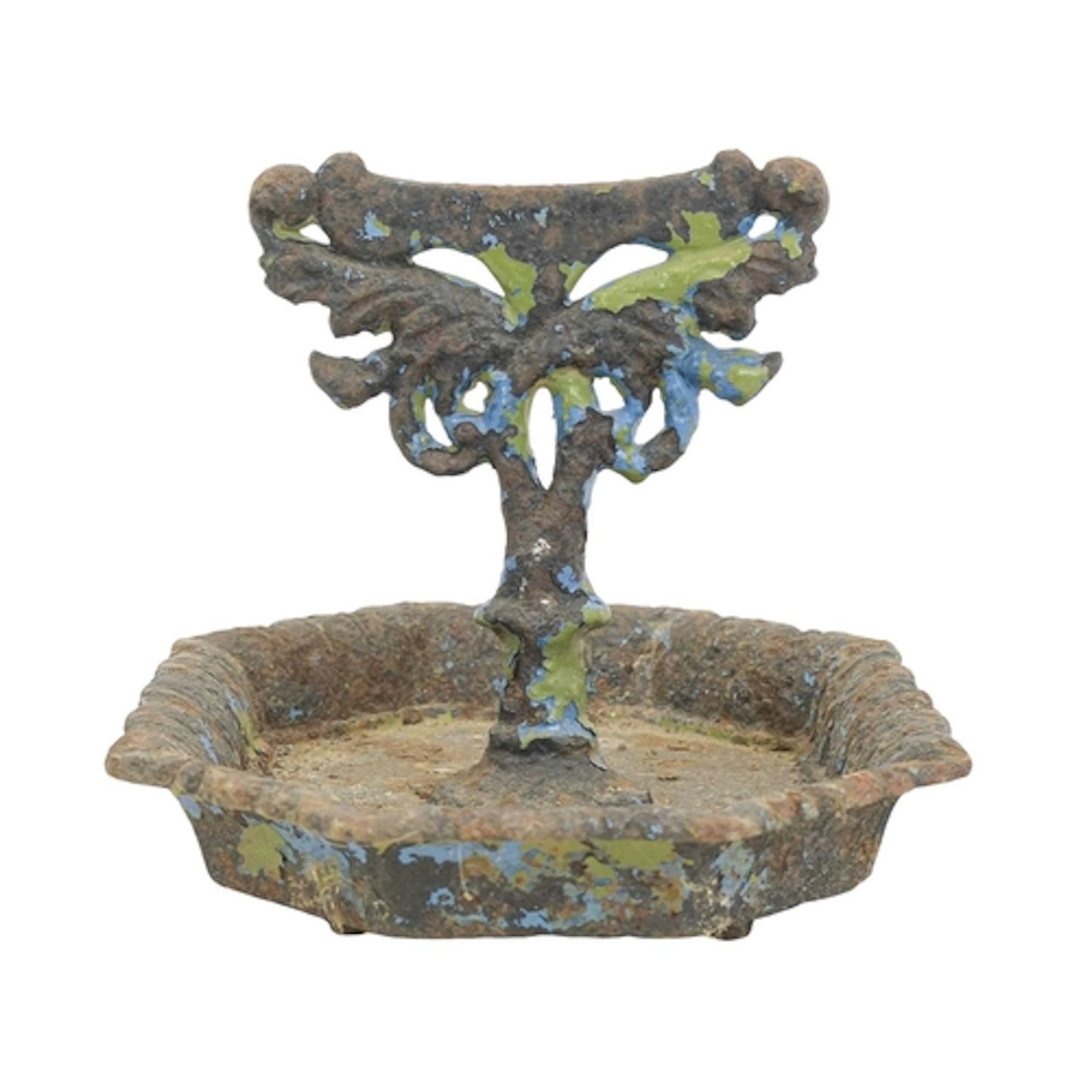 A Victorian cast iron boot scraper. With a foliate cast desi...