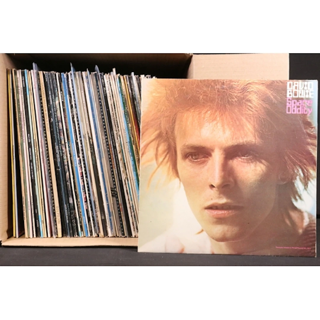 Vinyl - Over 75 Rock & Pop LPs and 3 12" to include David Bo...