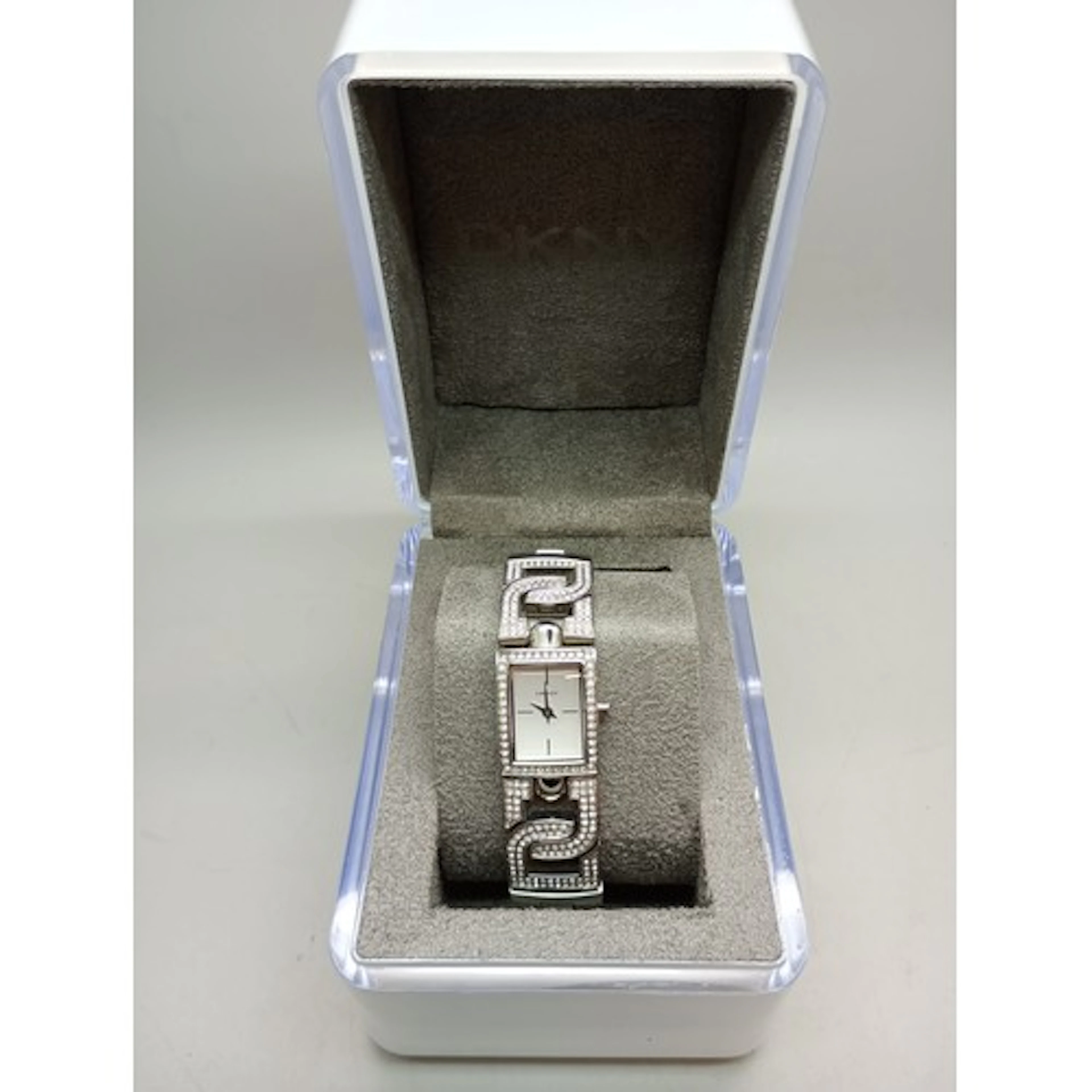 A DKNY lady's wristwatch, 20mm including crown, boxed