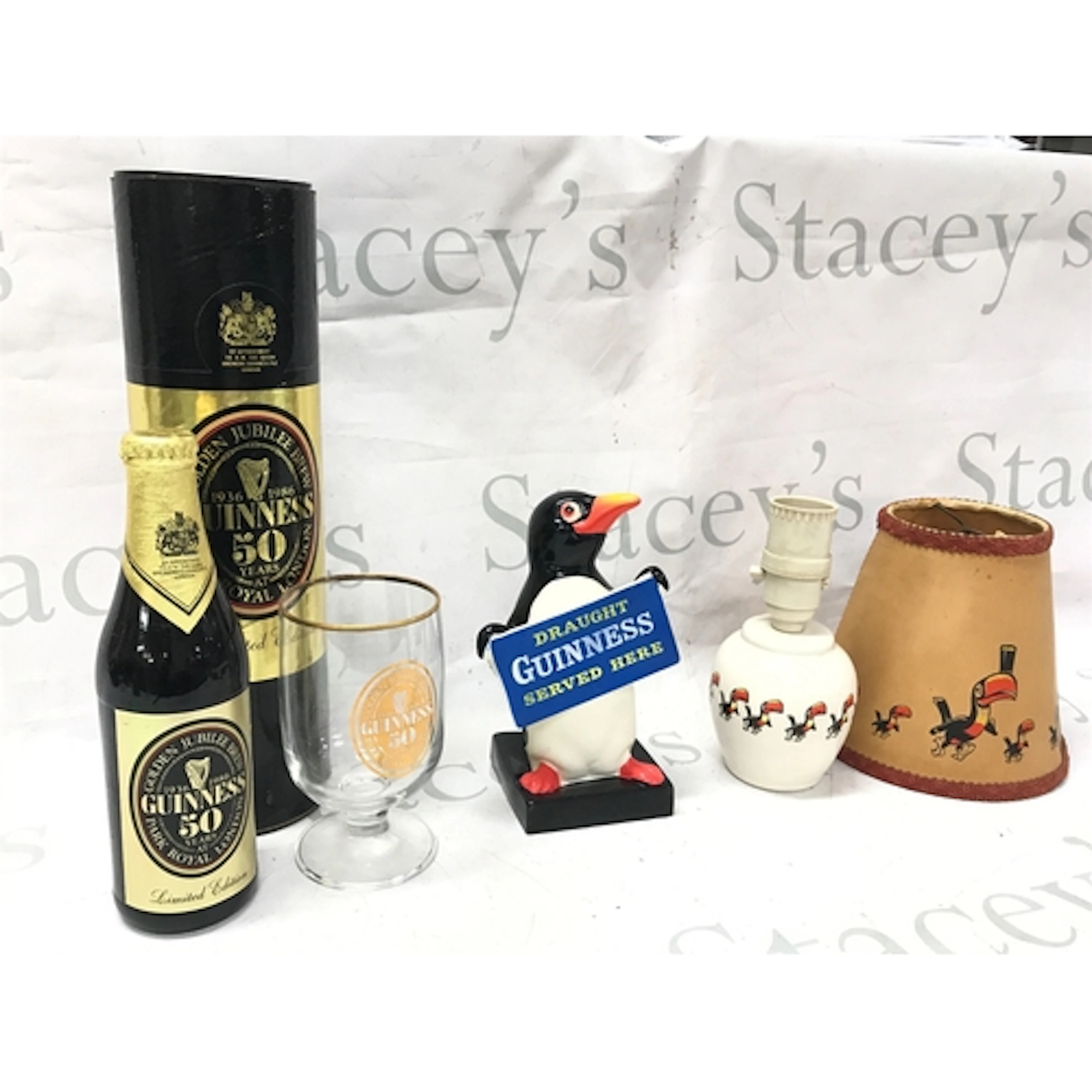 A Collection of vintage Guinness Collectables including a Go...