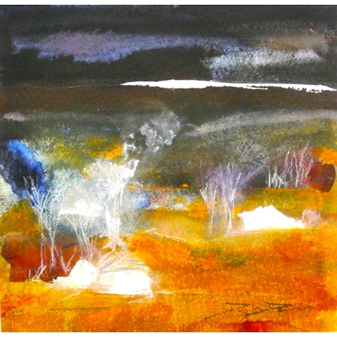 Scottish Contemporary, 20th Century. Abstract Landscape. Mix...