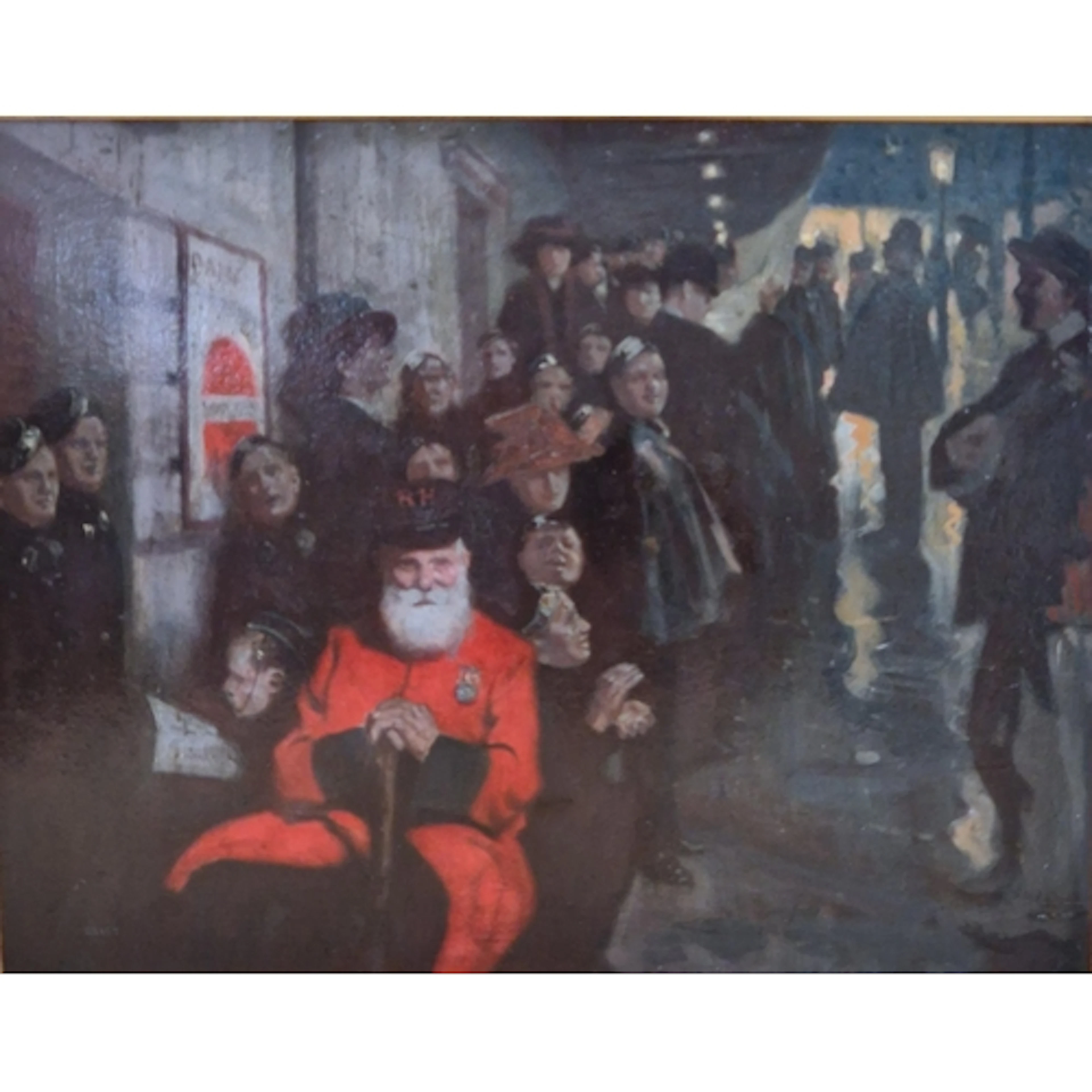 FREDERICK WILLIAM LEIST. (Australia 1878-1946). 'The Queue, ...