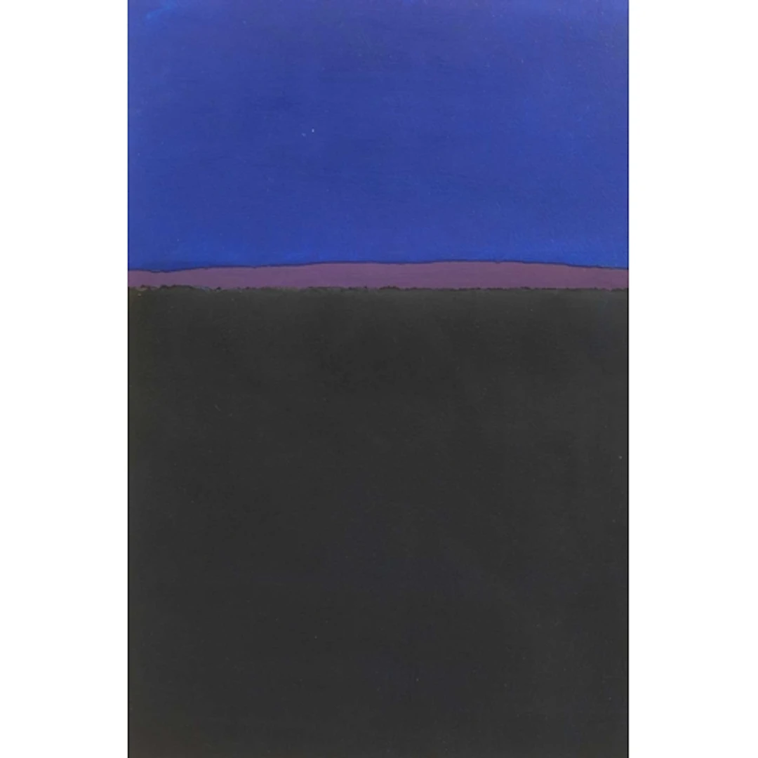 § John MILLER (1931-2002) Night Horizon Collage, stamp sign...