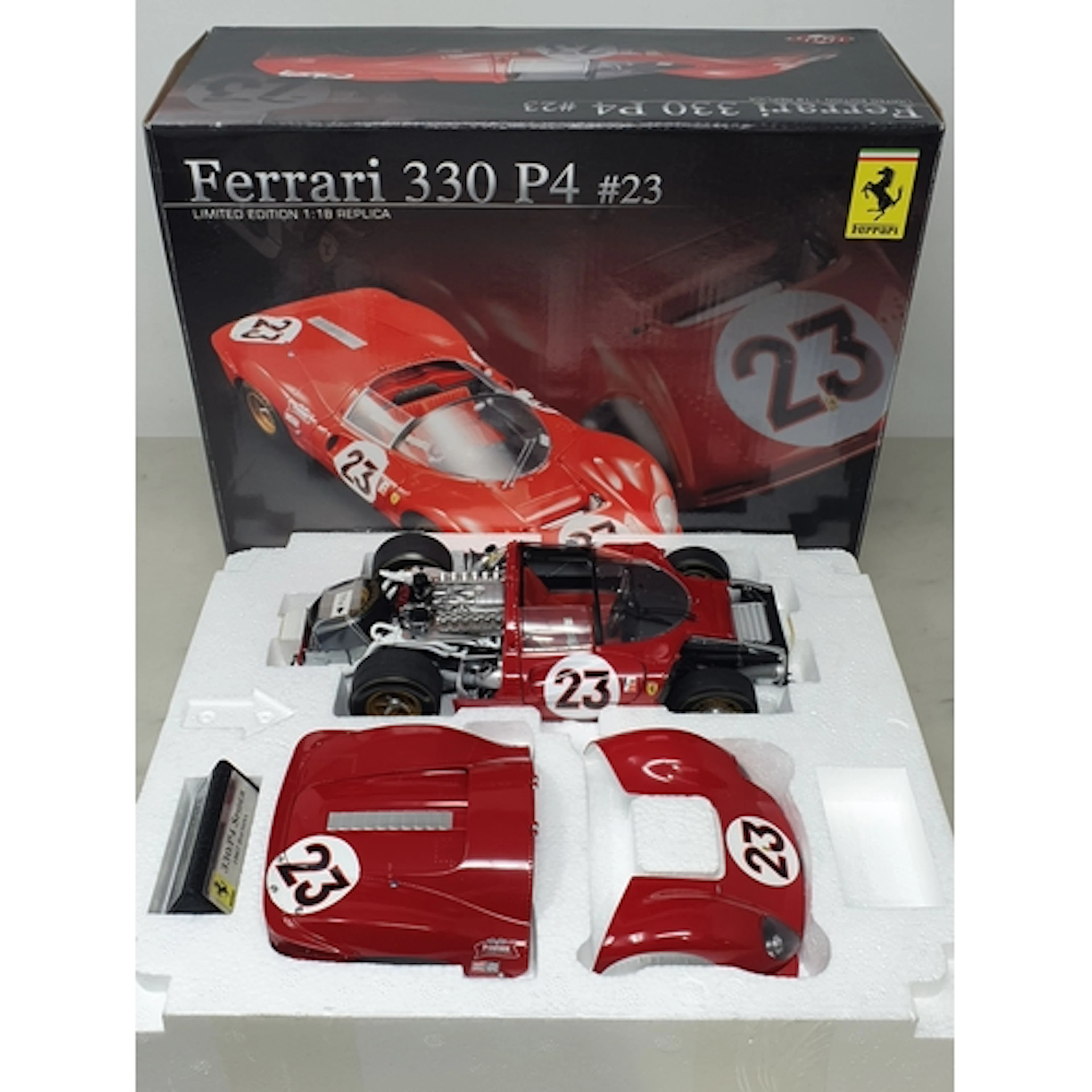 A boxed GMP Models 1:18 scale Ferrari 330 P4 No.23, M, box N...