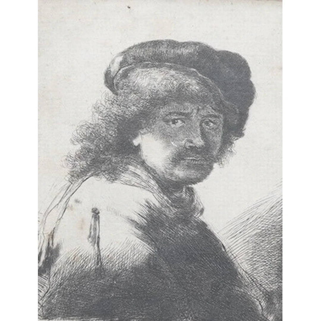 After Rembrandt Hermansz van Rijn (1606-1669), Self portrait...