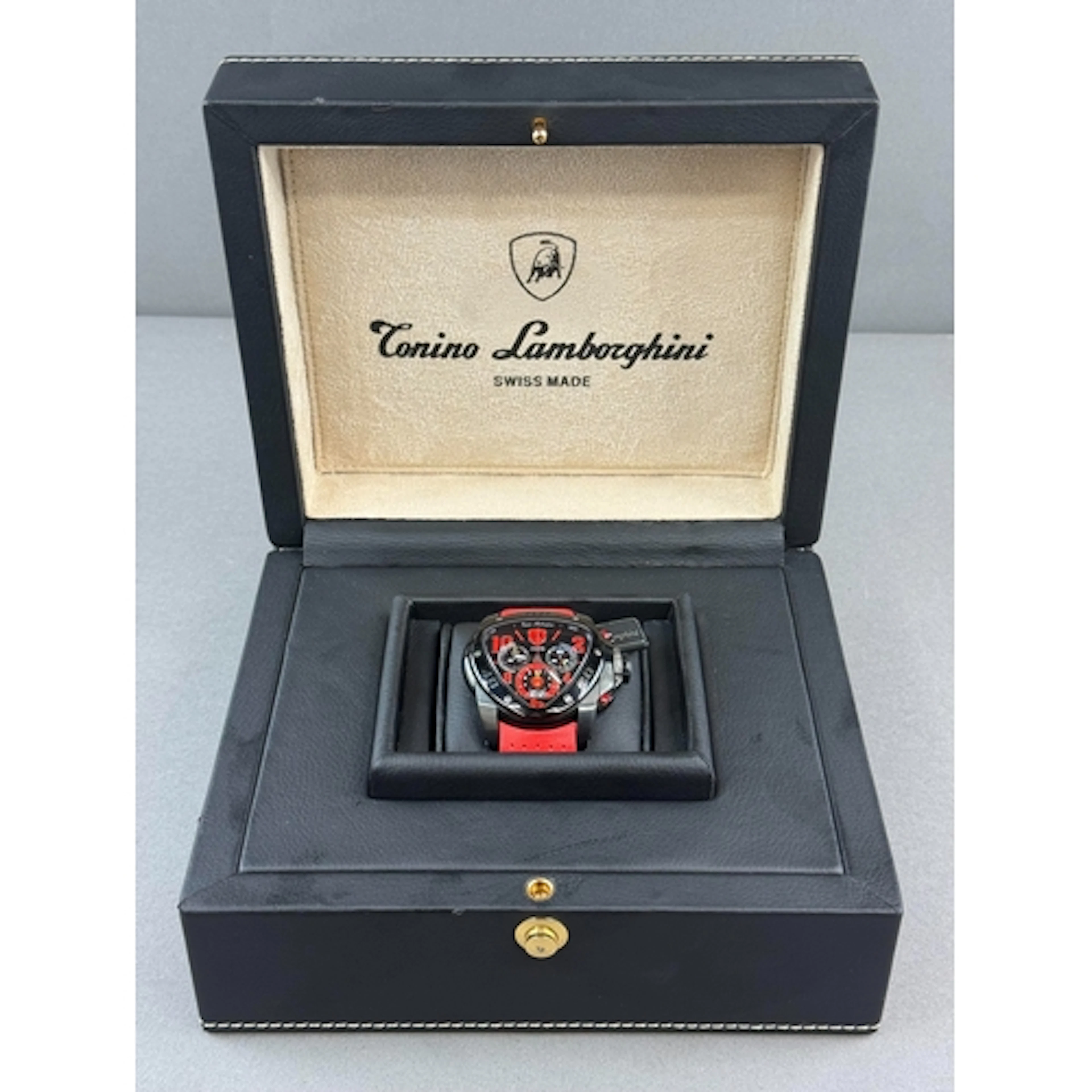 Watches: Tonino Lamborghini Spyder X Chronograph Red Black P...