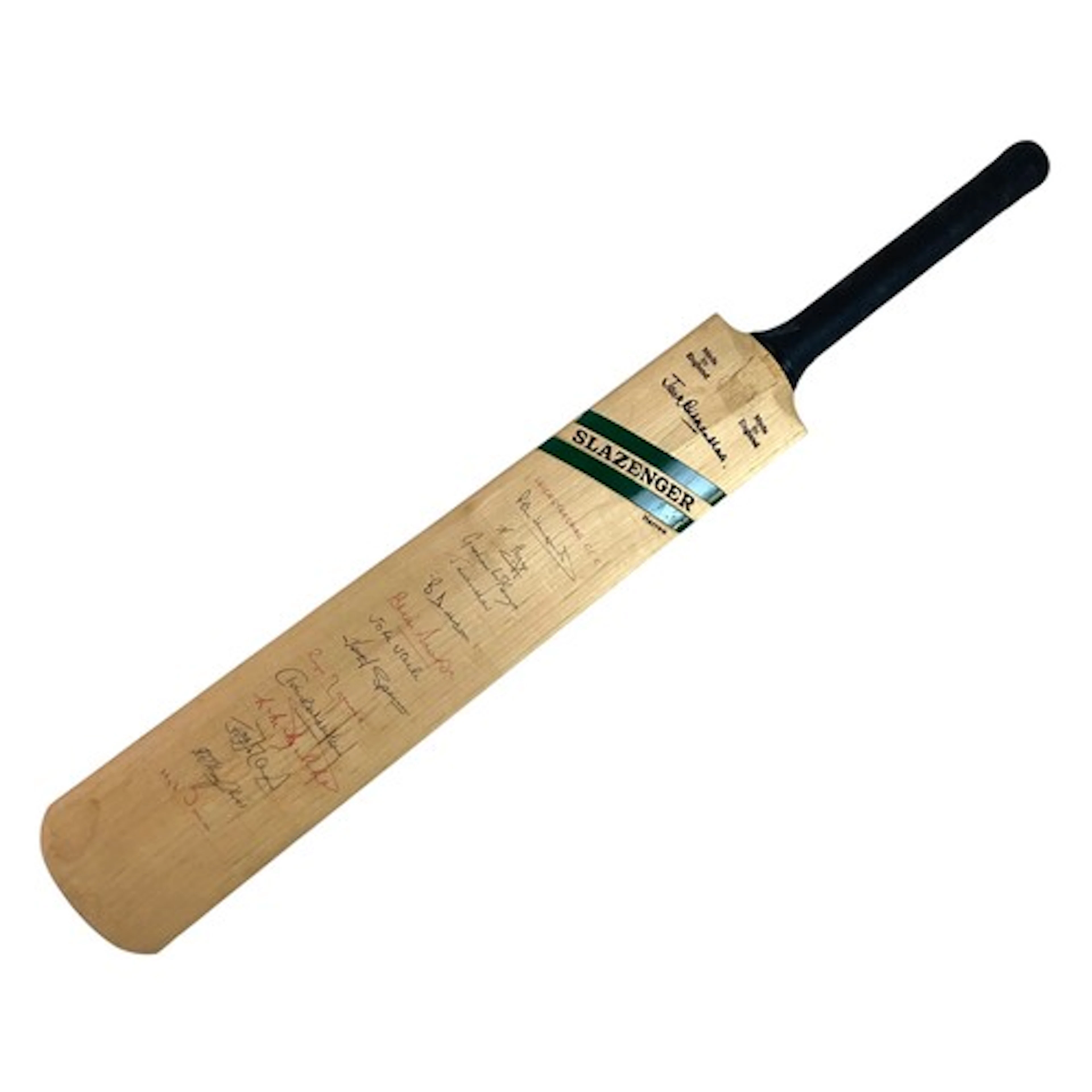 A vintage Slazenger 'Jack Birkenshaw' cricket bat, circa 197...
