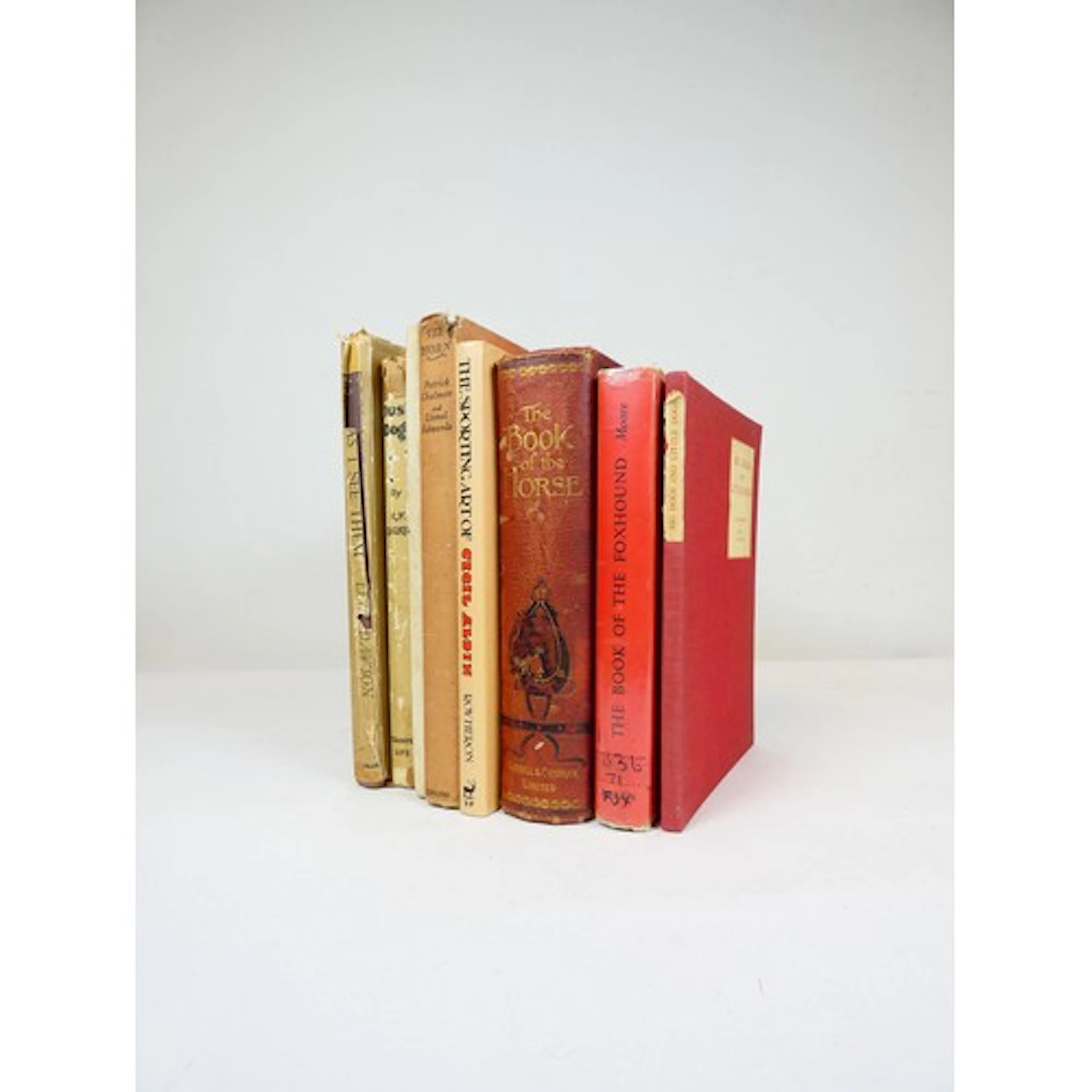 Horses & Dogs. 8 various illus. quarto vols....