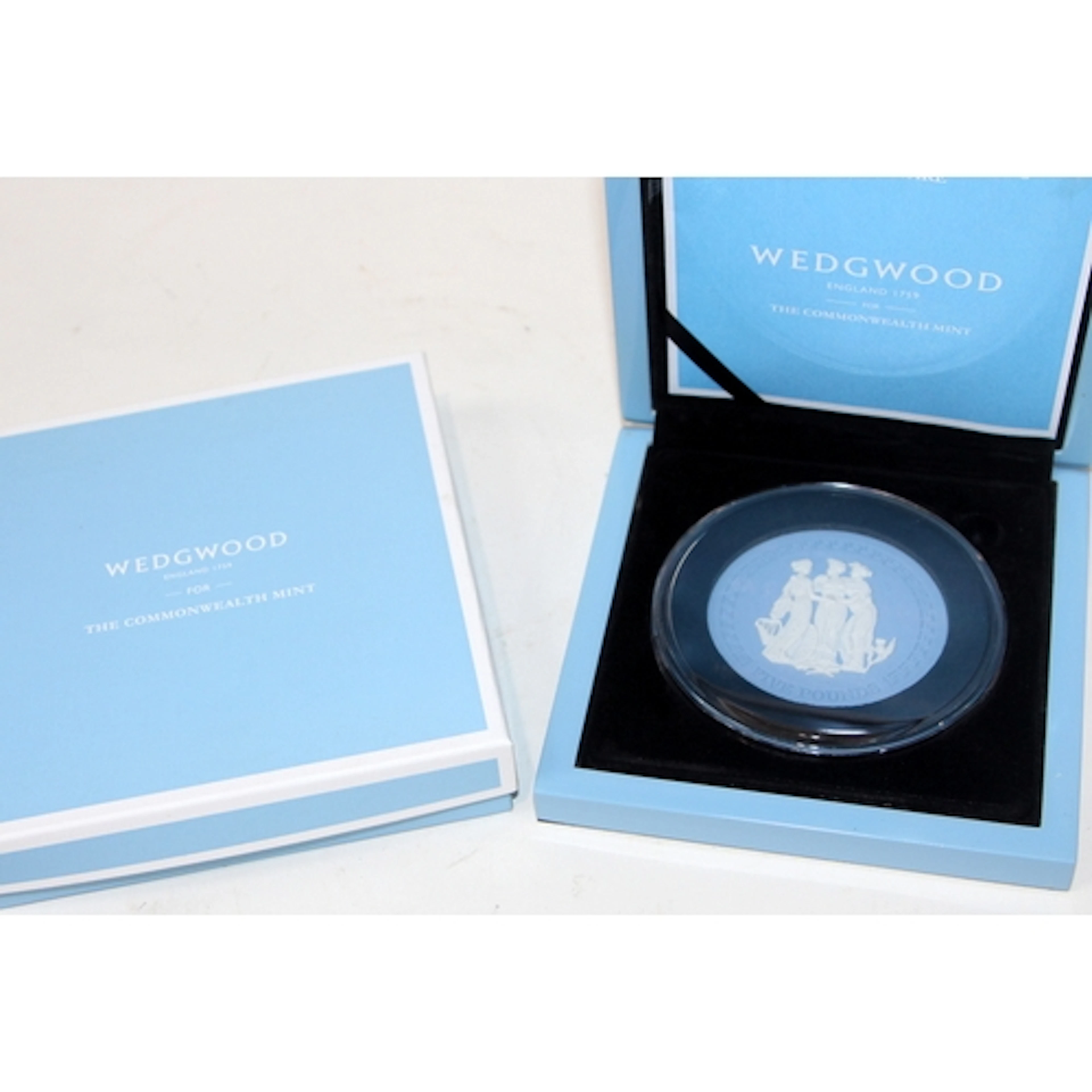 Wedgwood for the Commonwealth Mint Three Graces Five Pounds ...