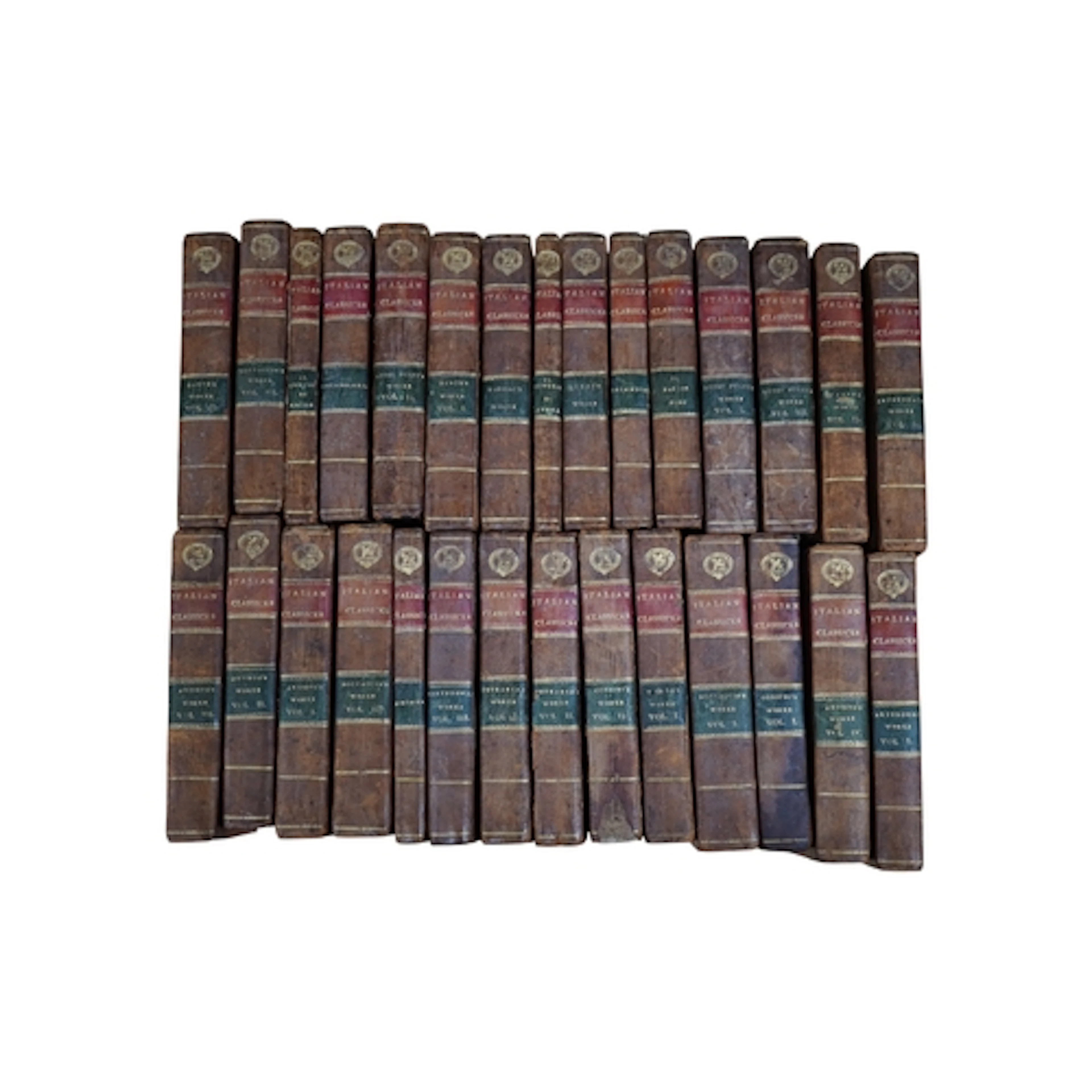 ° ° (Collection of Italian Classics). 29 vols. illus. with e...