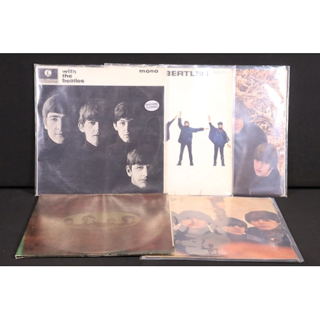Vinyl - 5 The Beatles original UK pressing LPs to include Wi...