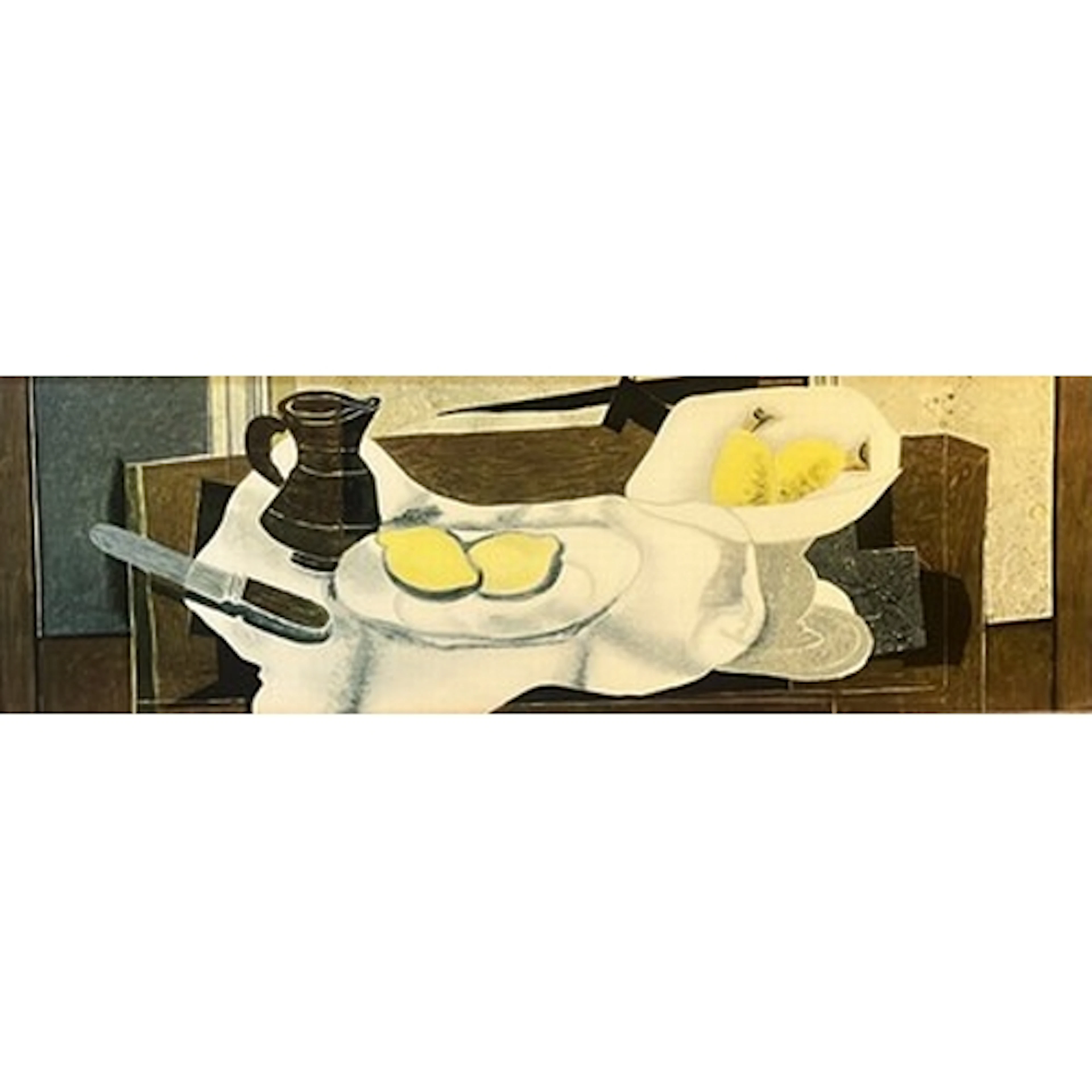 After Georges Braque - a vintage mid 20th century still life...