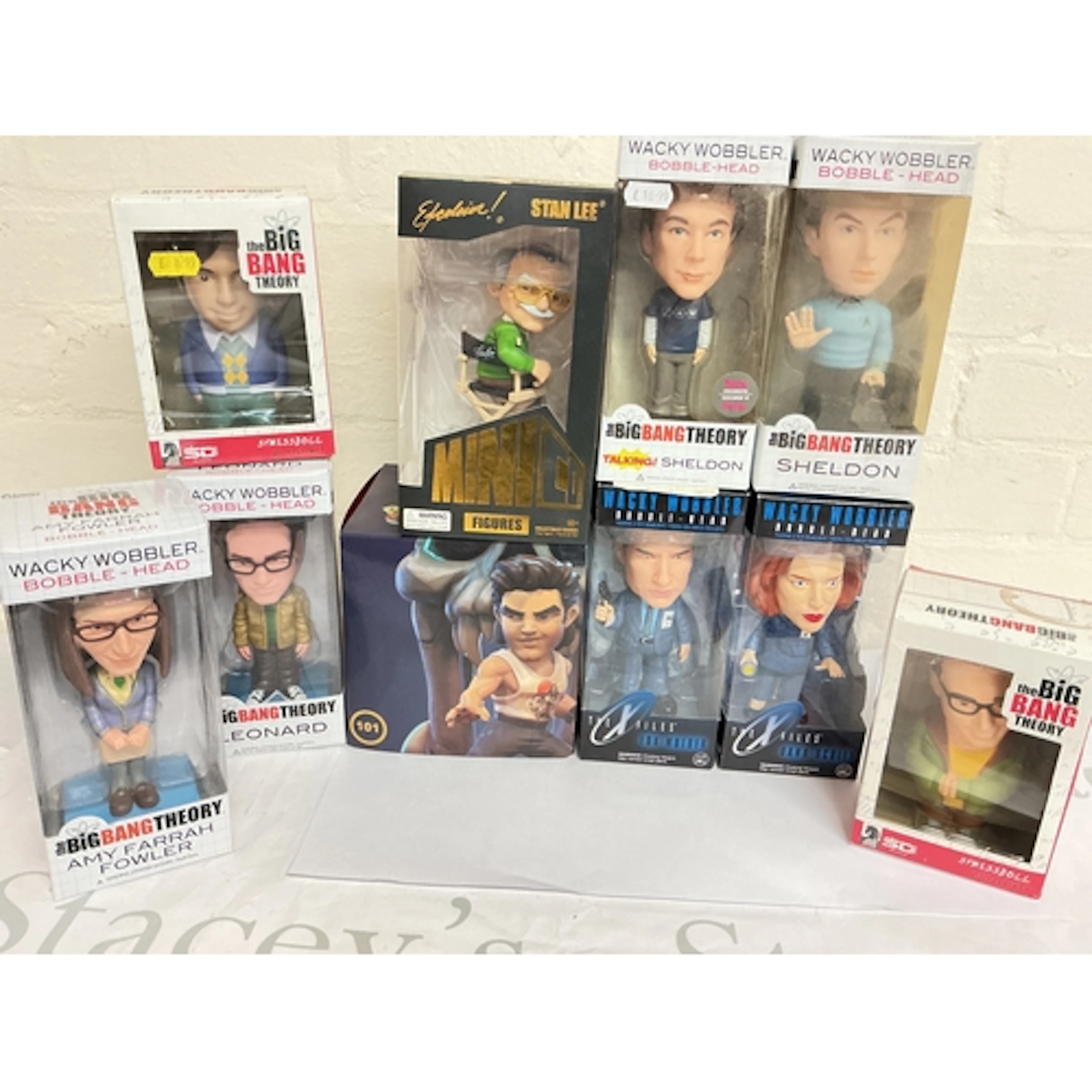 A Collection Of Boxed Bobble Heads And Other Boxed Figures I...