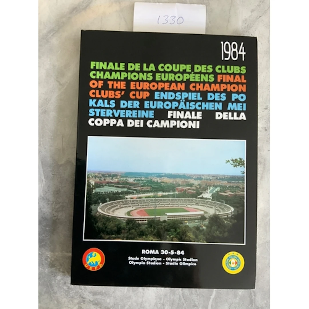 1984 European Cup Final Football Programme: Liverpool v Roma...