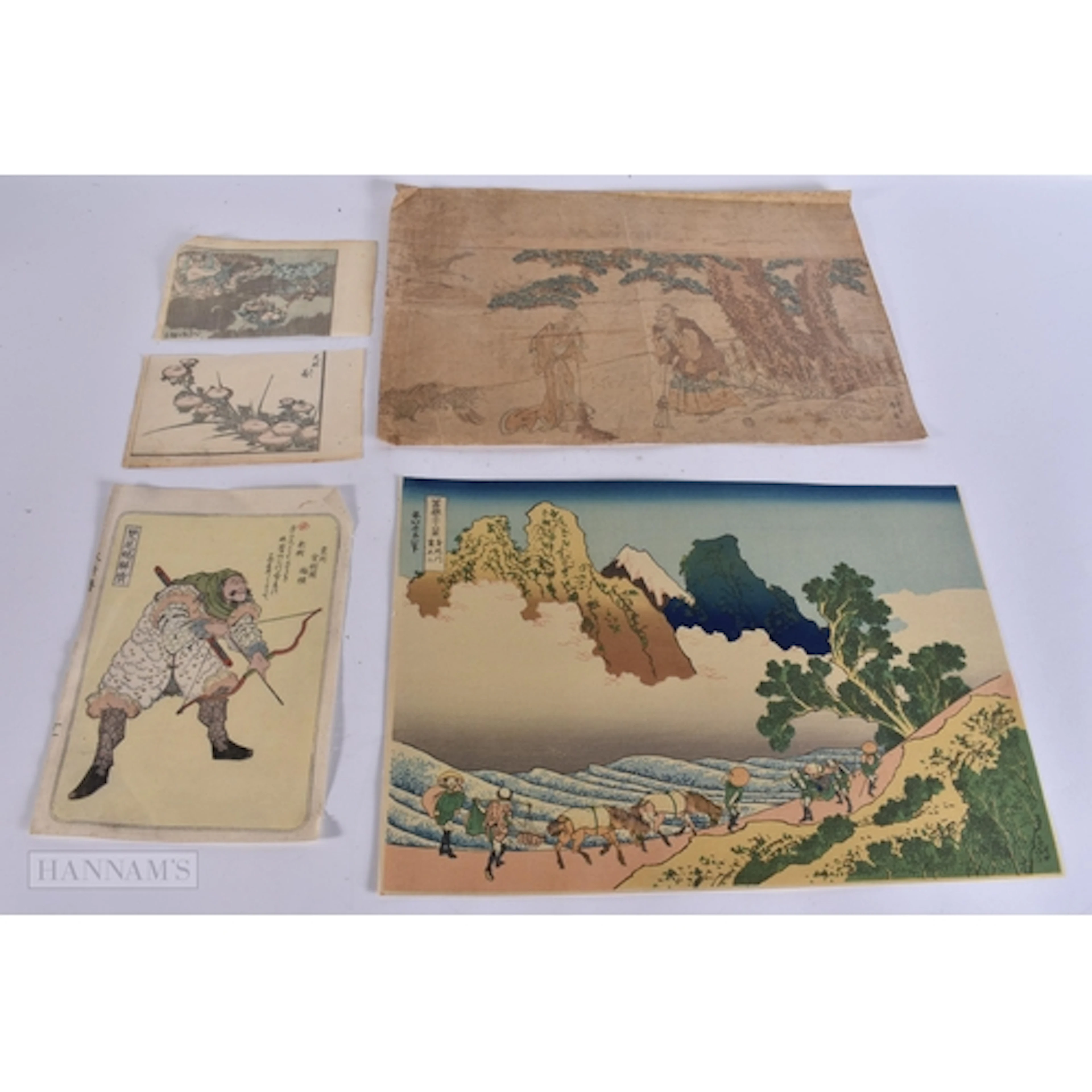 THREE 19TH CENTURY JAPANESE MEIJI PERIOD WOODBLOCK PRINTS. L...