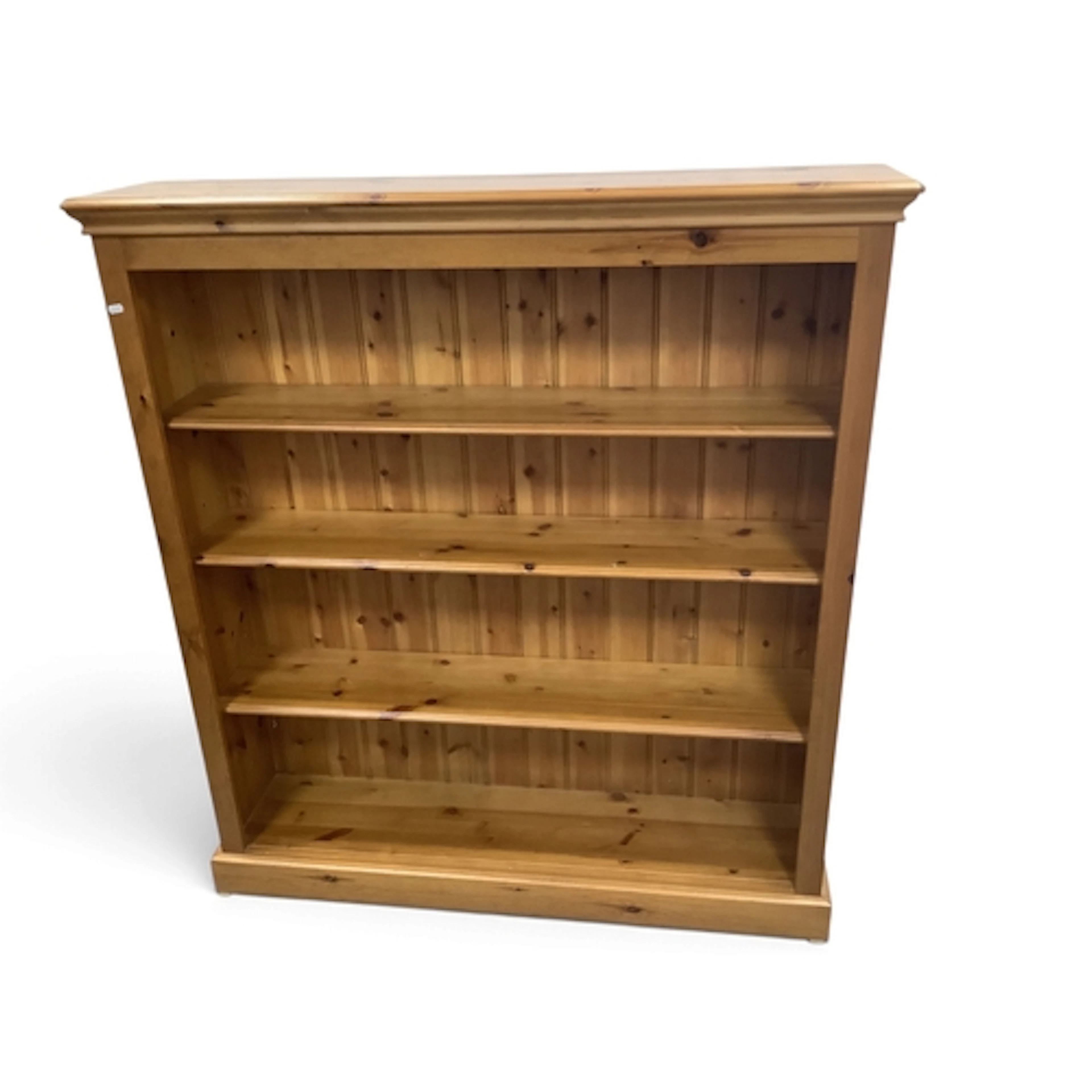 Durham Pine Tuscan Bookcase, 137cm high, 126cm wide, 29cm de...