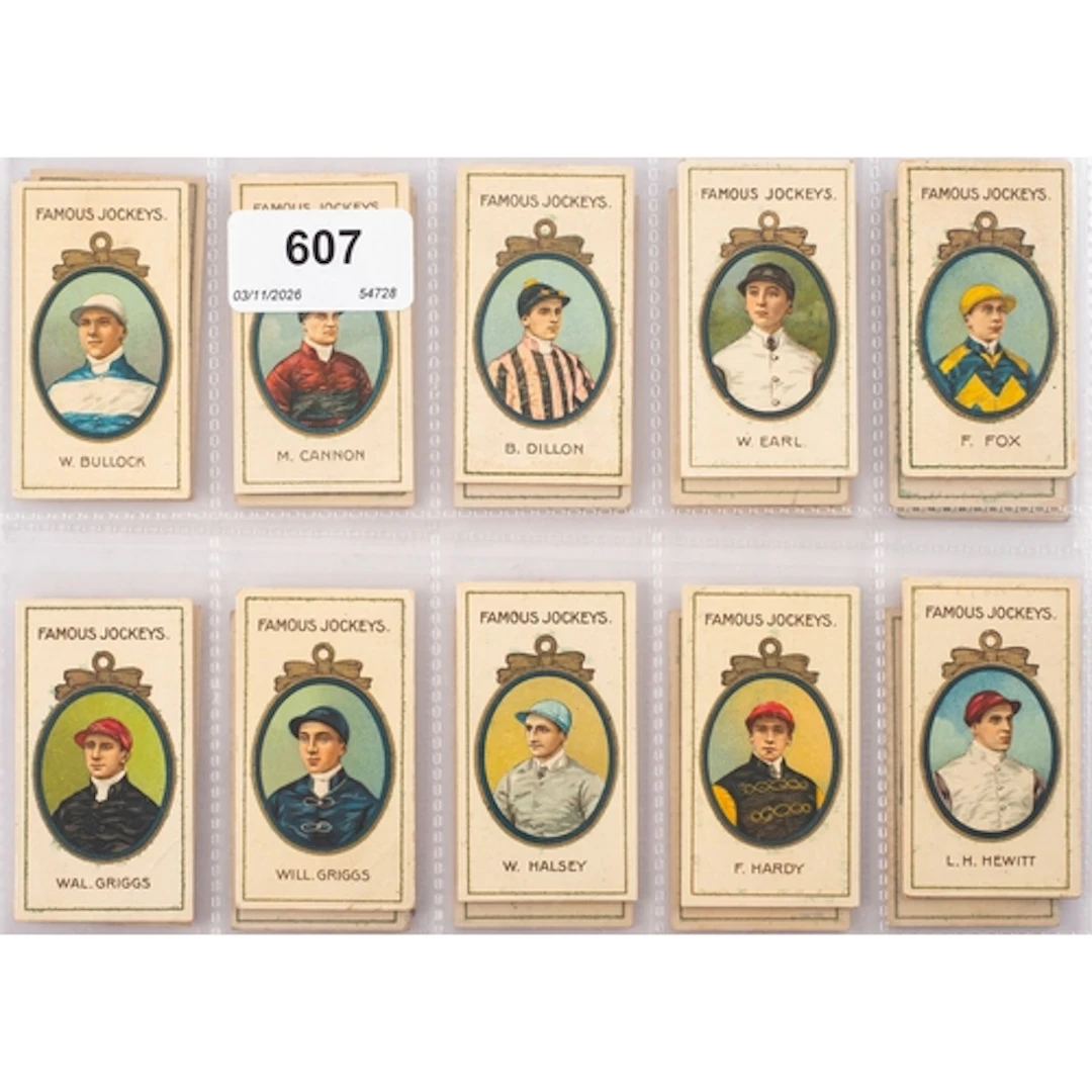 A set of Taddy 'Famous Jockeys' cigarette cards (25)