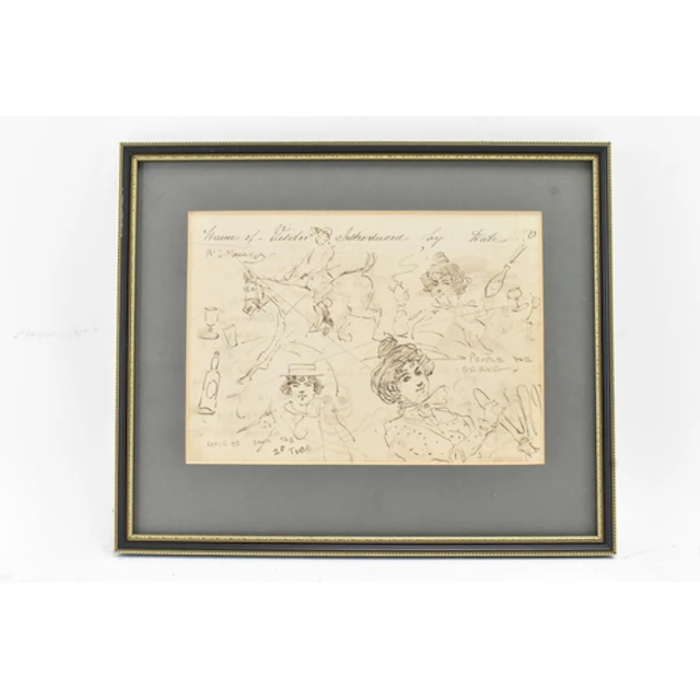 Attributed to Sir Alfred Munnings (1878-1959) A double-sketc...